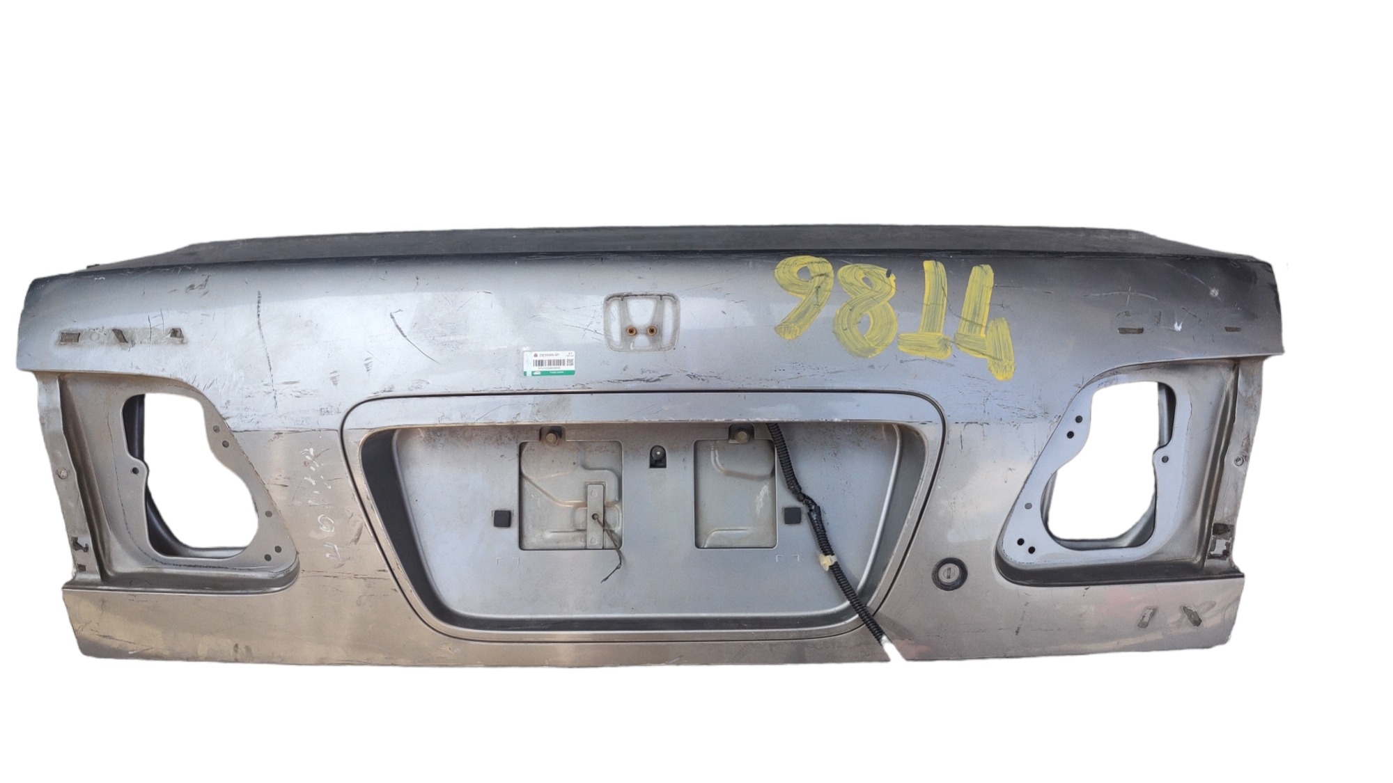 Tampa Traseira Honda Civic 2000 Prateado 2