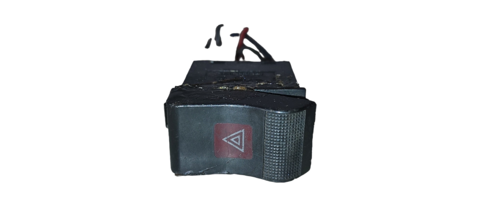 Botão Pisca Alerta Vw Santana Quantum  Preto/vermelho 1