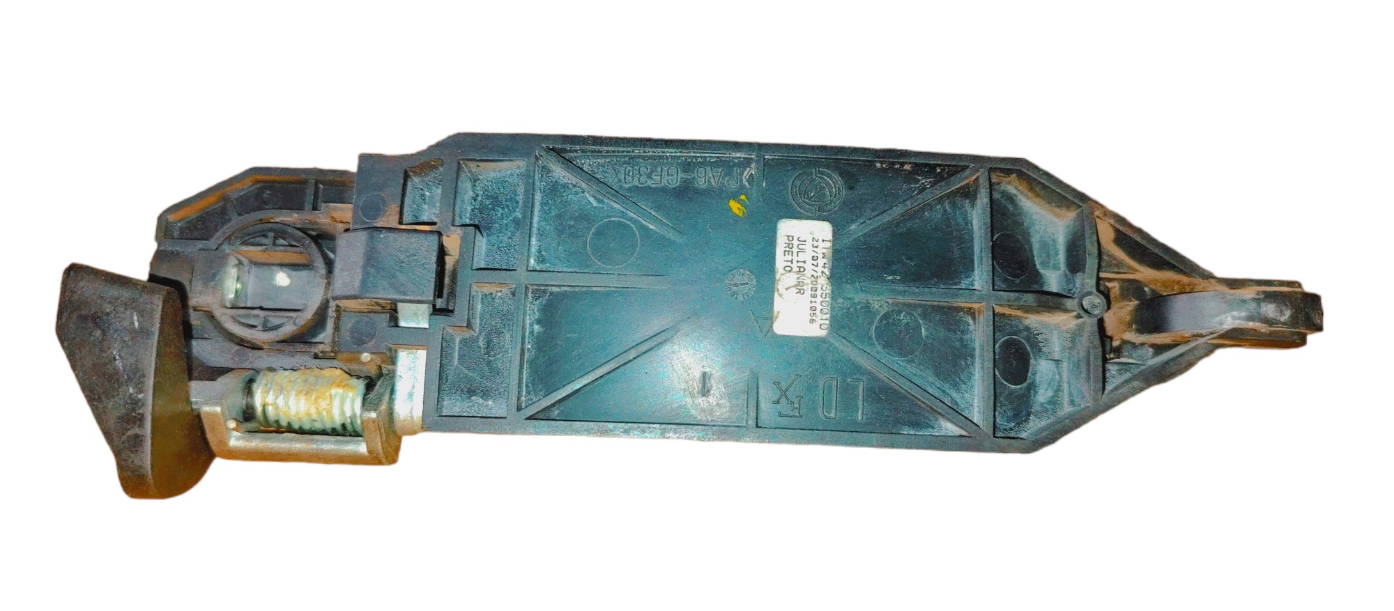 Maçaneta Externa Traseira Direita  Fiat Palio 4p Preto Traseira 4