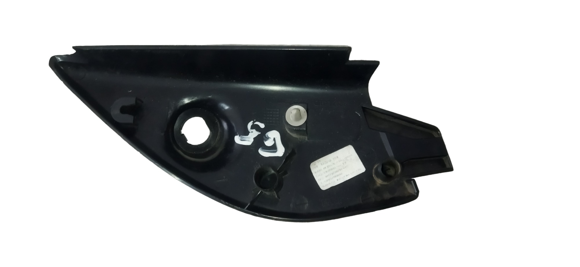 Acabamento Retrovisor Esquerda Vw Gol G5 Preta 7