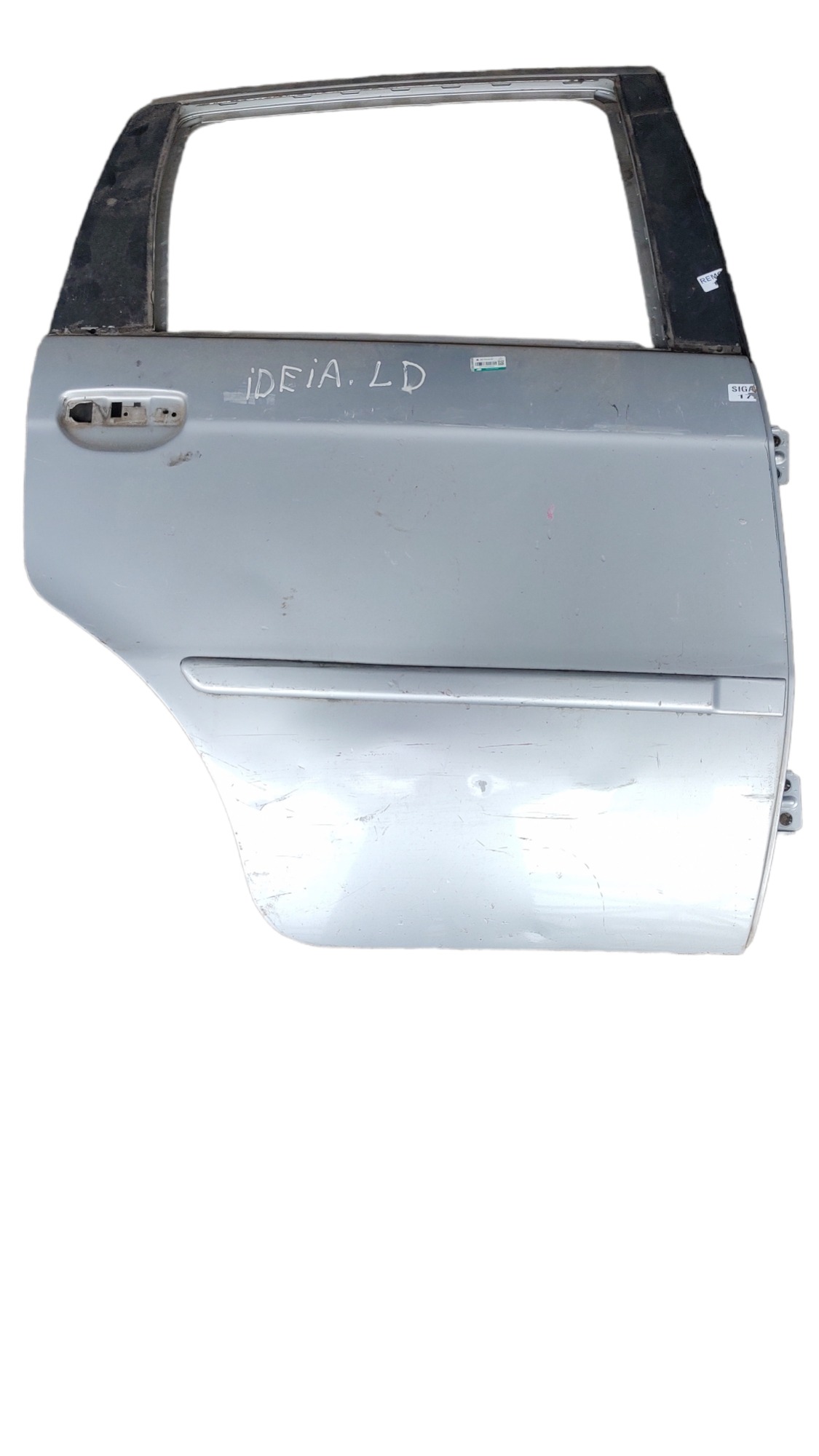 Porta Traseira Direita Fiat Idea 2008 Cinza 1