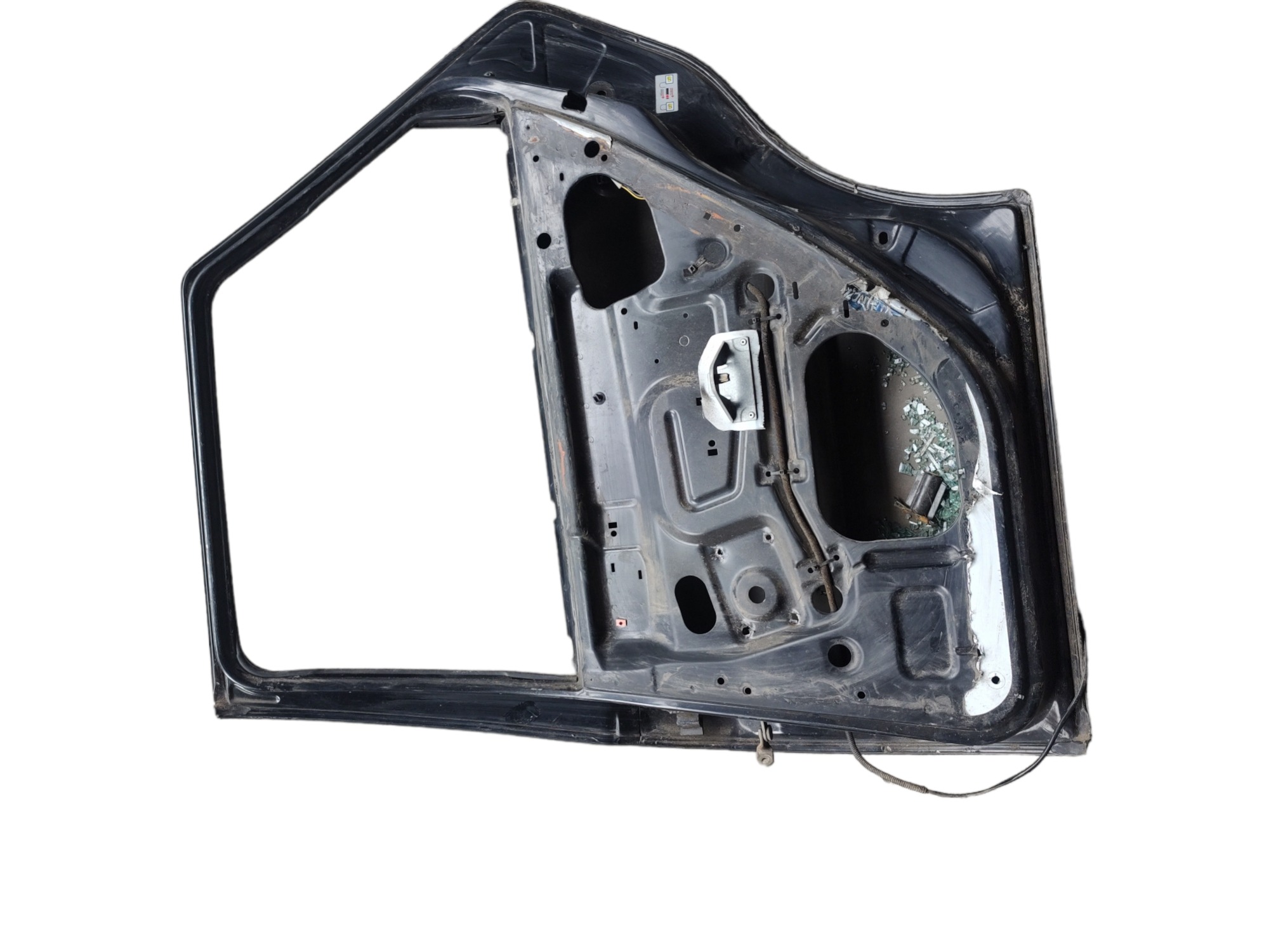 Porta Traseira Direita Ford Fiesta 2001 Preto 2