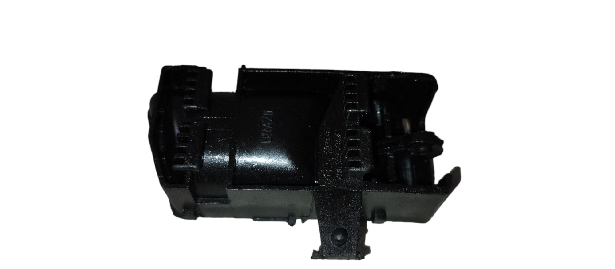 Maçaneta Interna Lado Esquerdo Vw Santana Quantum Preto Dianteira/traseira 3
