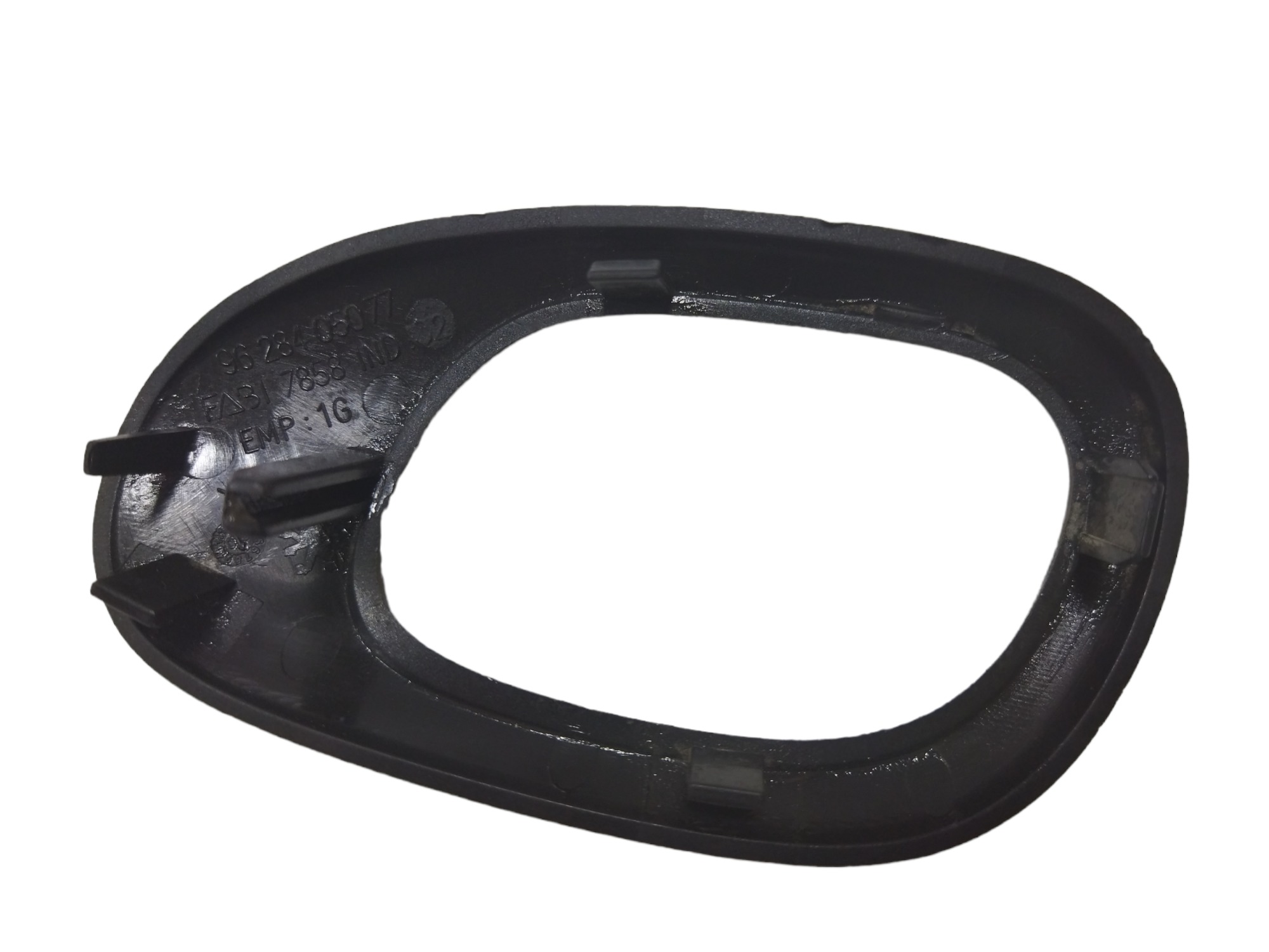 Moldura Da Maçaneta Interna Esquerda Peugeot 206  Preta 2