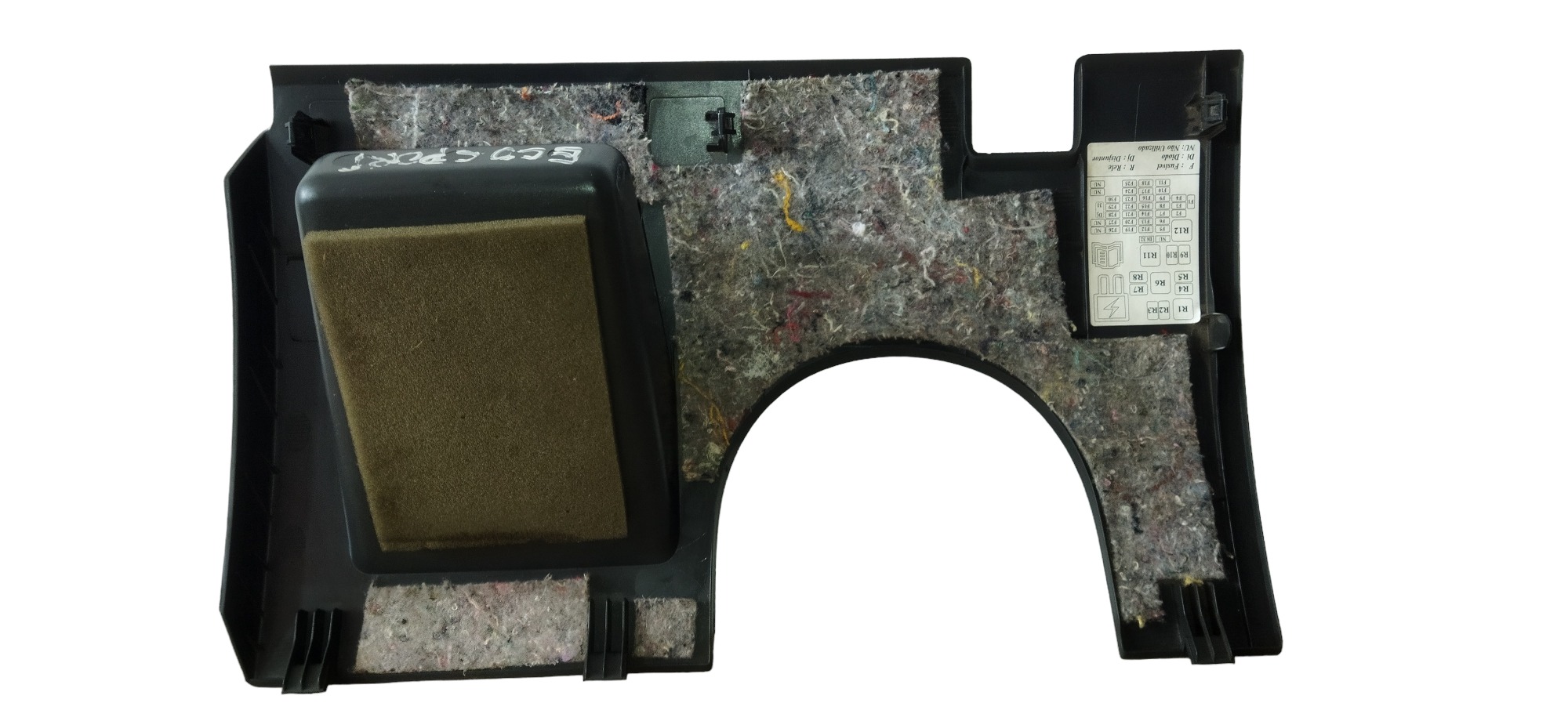 Moldura Painel Inferior Ford Ecosport 4