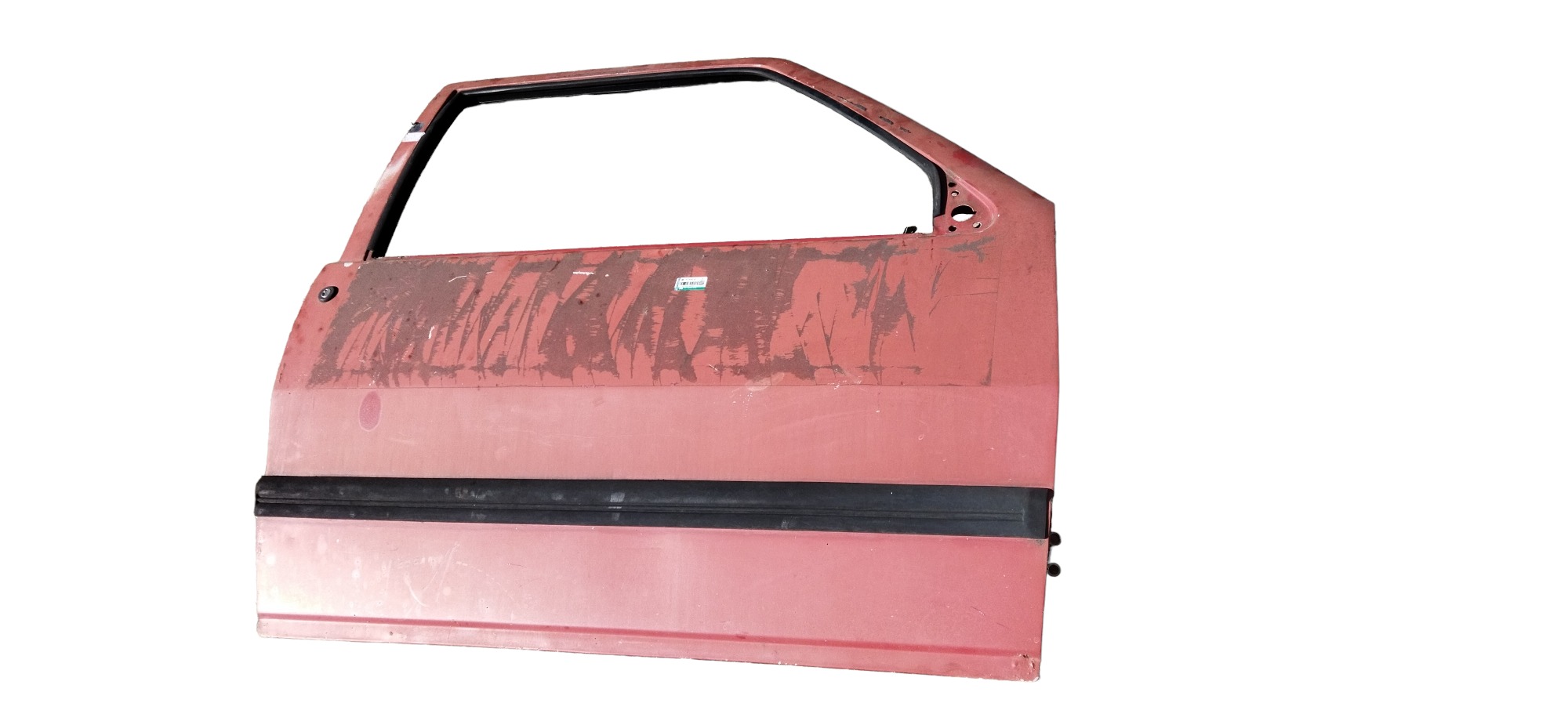 Porta Dianteira Direita Fiat Uno 1989 Dianteira Direito Vermelha 2