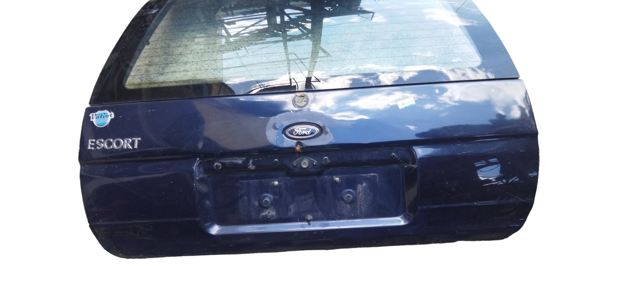 Tampa Traseira Ford Escort Sw 2000 Sem Vidro C/detalhes Azul 3