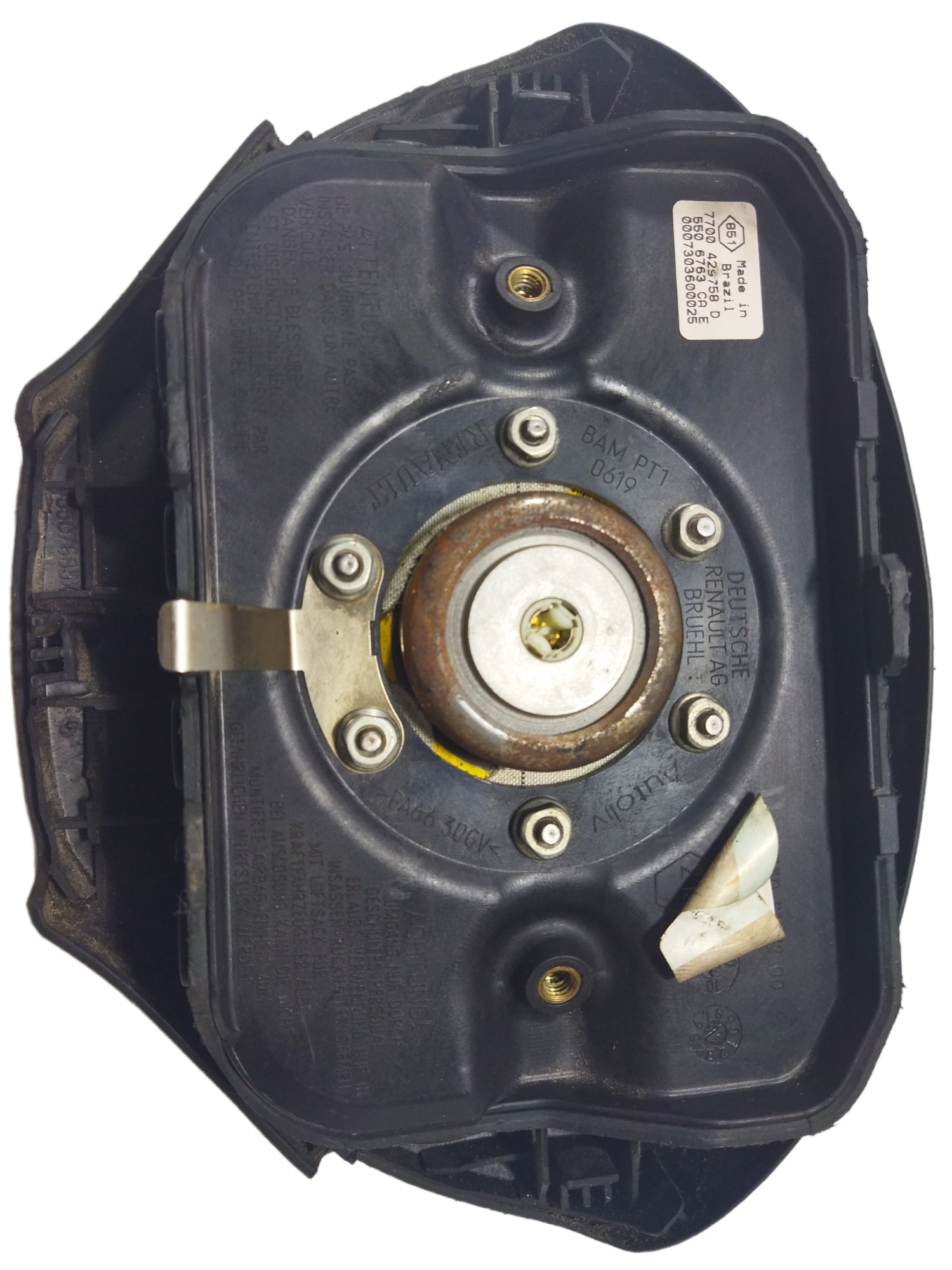 Bolsa Air Bag Do Motorista Renault Senic 3