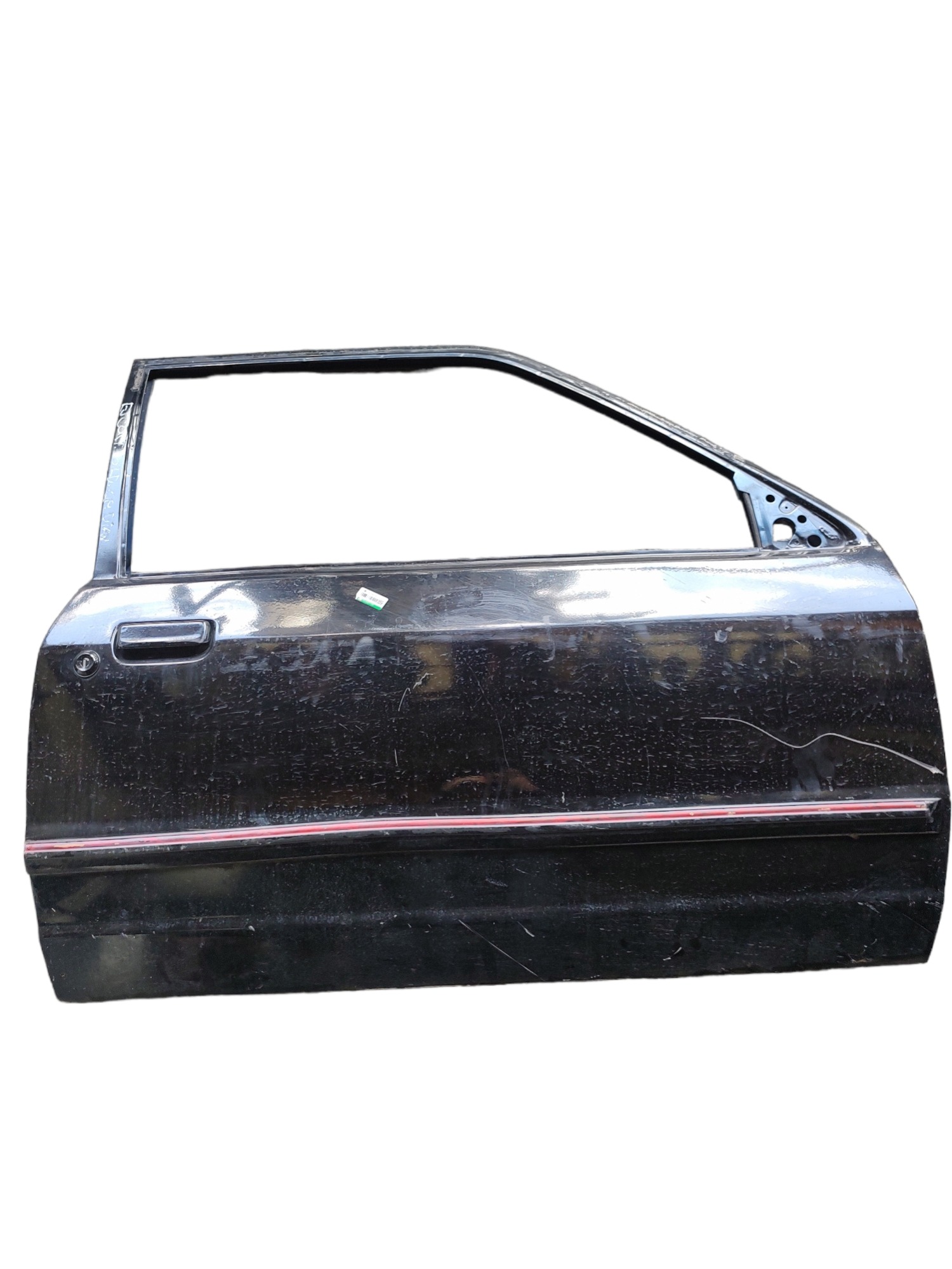 Porta Dianteira Direita Ford Escort 1989 Dianteira Preto 1