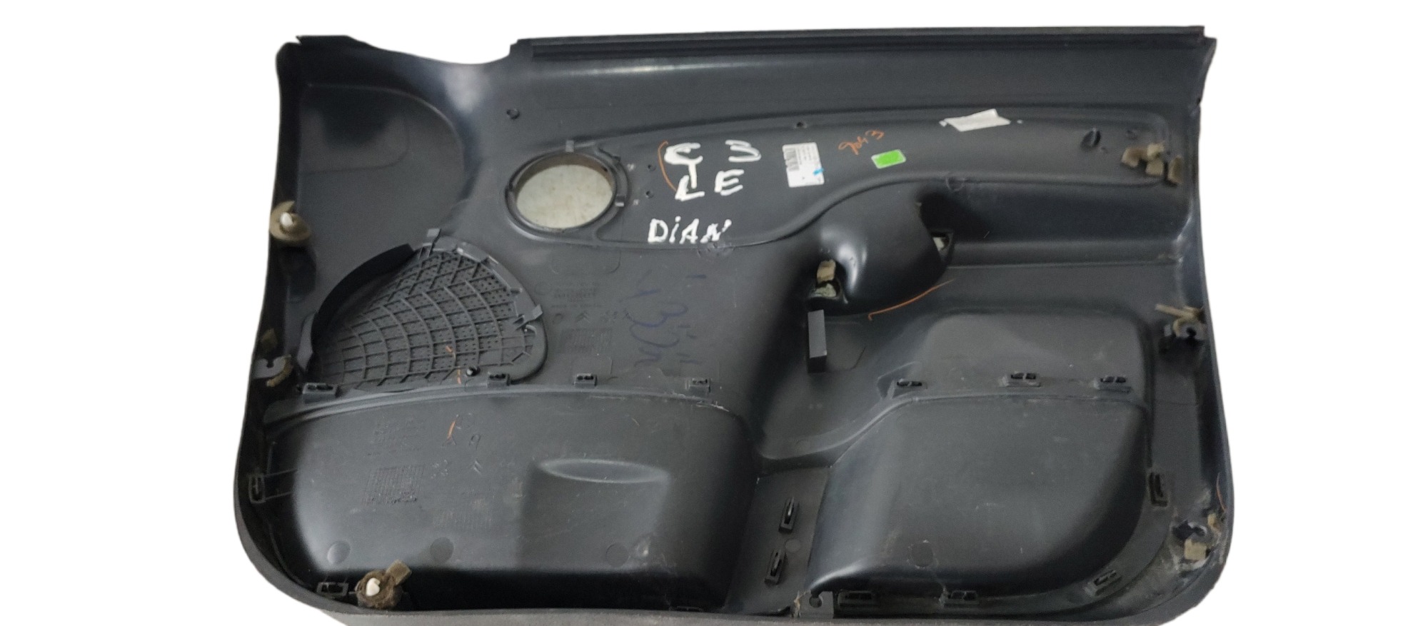 Forro De Porta Dianteira Esquerda Citroen C3 Preto 5
