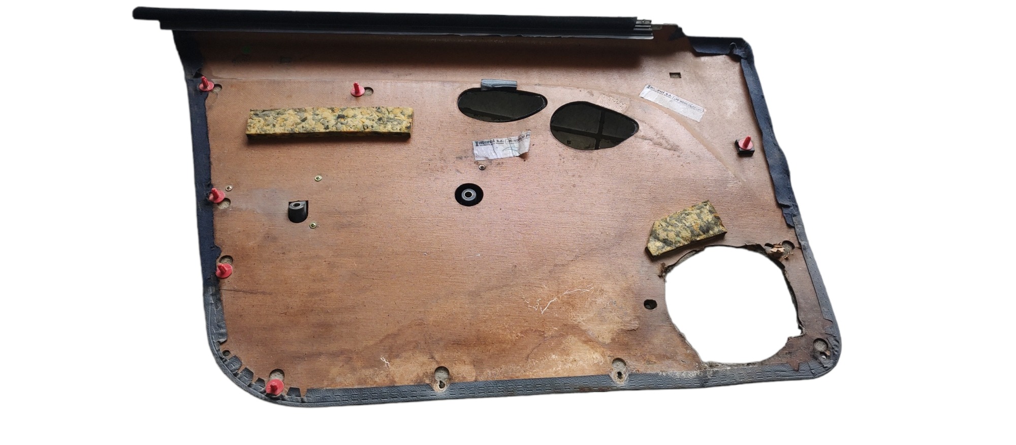Forro De Porta Dianteira Direita Fiat Palio Fiasa Azul 2