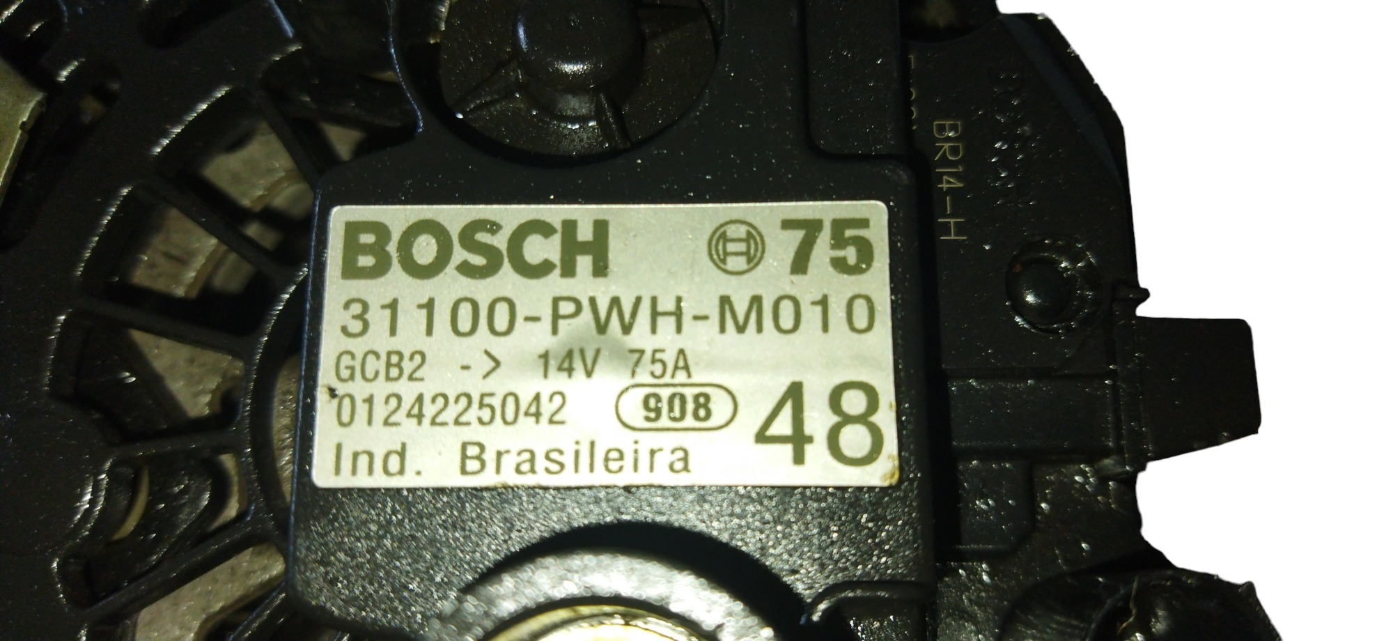 Alternador Honda Fit Lx Gasolina 2004 9