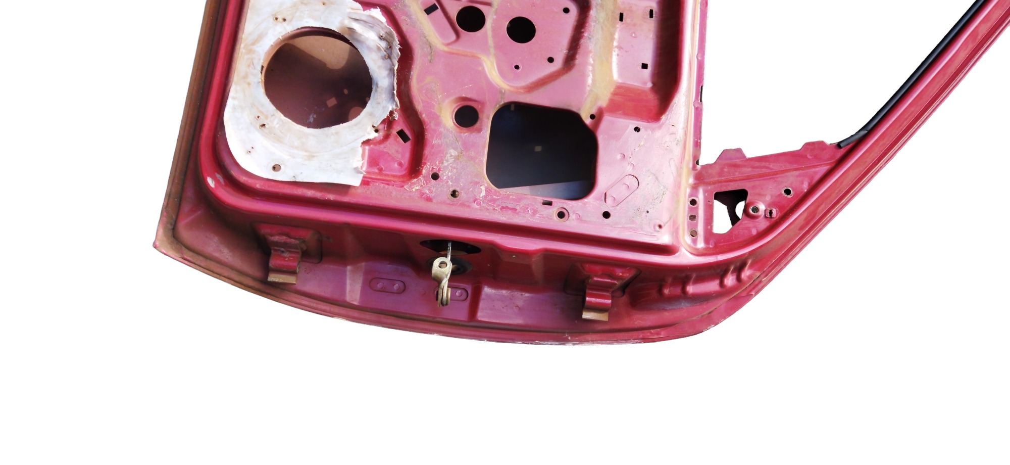 Porta Dianteira Esquerda Ford Fiesta 4 Portas 2002 Dianteira Esquerda Vermelha 7