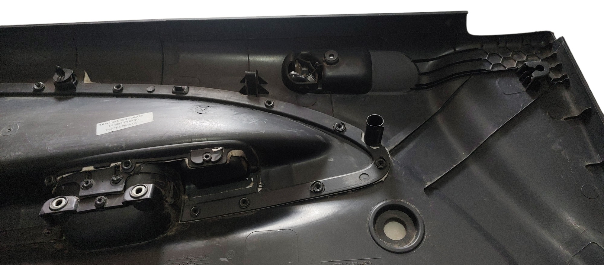 Forro De Porta Dianteira Direito Vw Saveiro G5 Preto 5