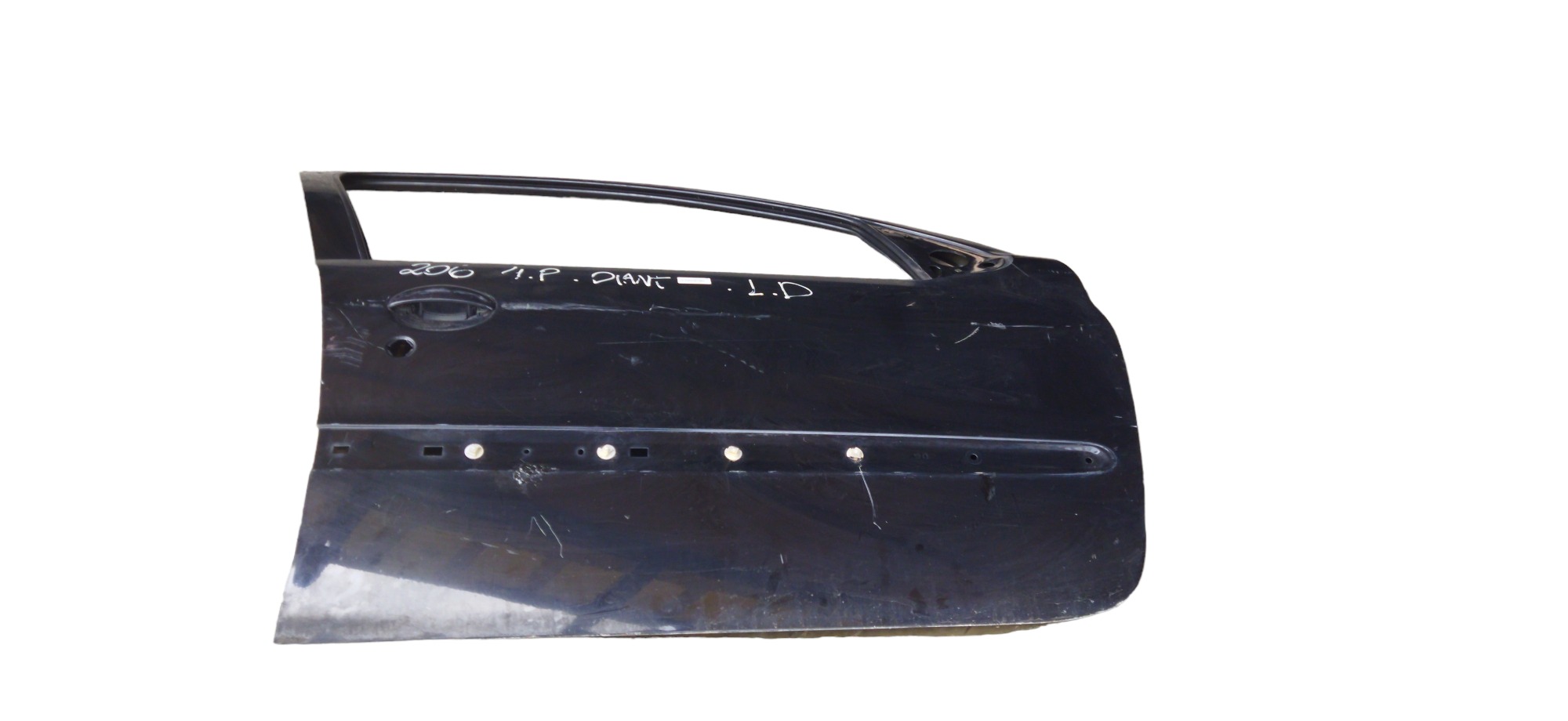 Porta Dianteira Direita Peugeot 206 4 Portas  Dianteira Direita Preto 4