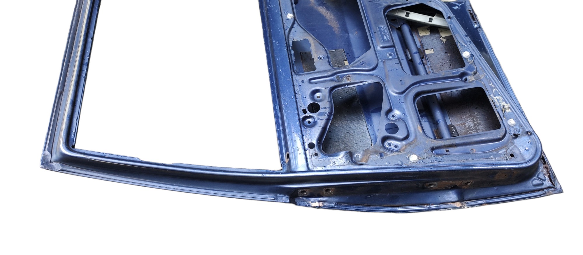 Porta Traseira Direita Fiat Uno Mille 1999 Traseira Direito Azul 6
