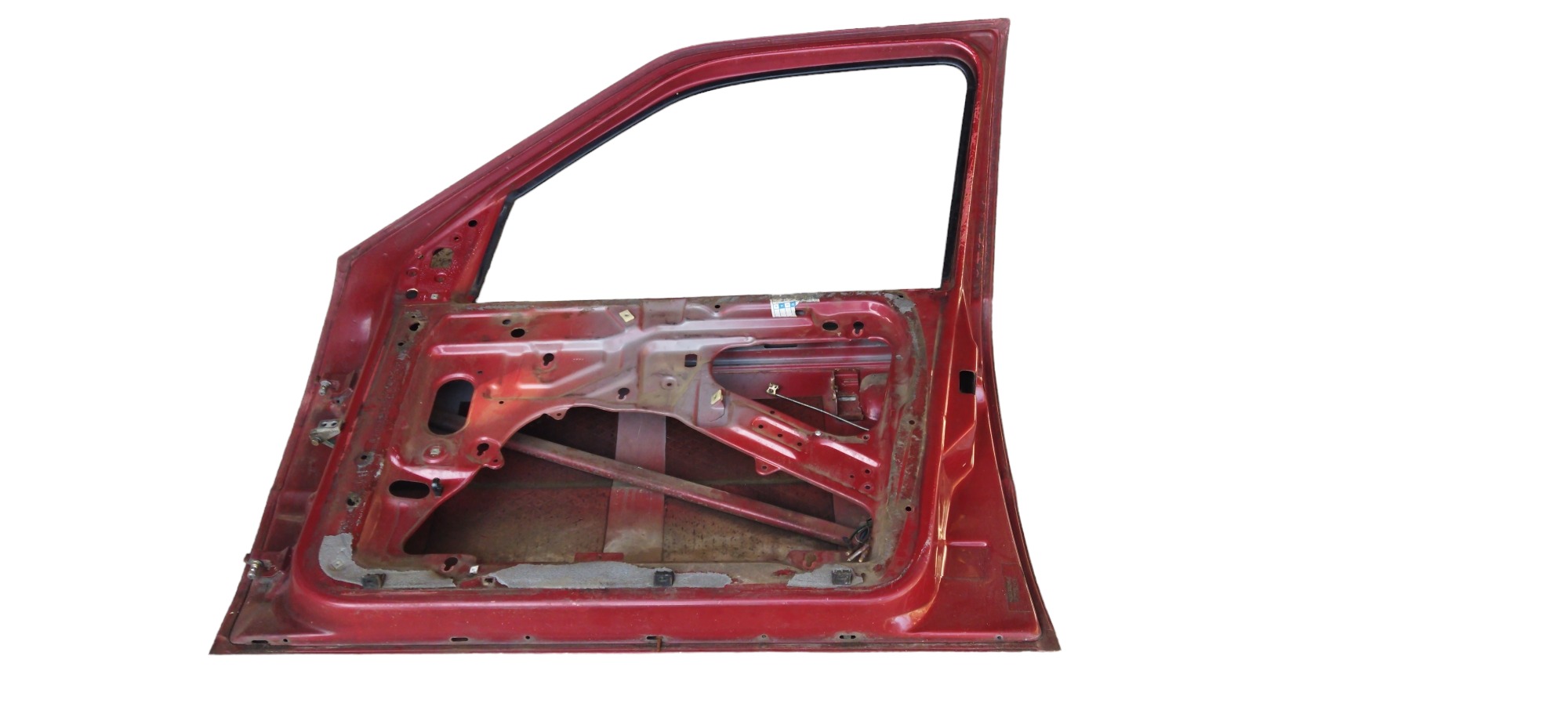 Porta Dianteira Direita Vw Gol G3 2001 Com Detalhe Dianteira Direito Vermelha 4