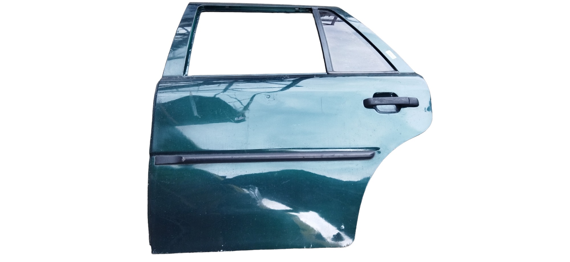 Porta Traseira Esquerda Vw Parati Cl 1998 C/detalhes Traseira Esquerda Verde 1