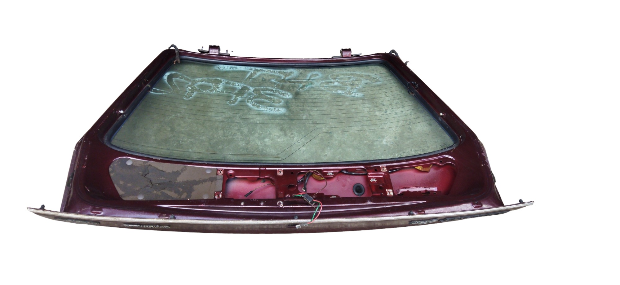 Tampa Traseira Porta Mala Ford Escort 1988 S/vidro Vinho 4