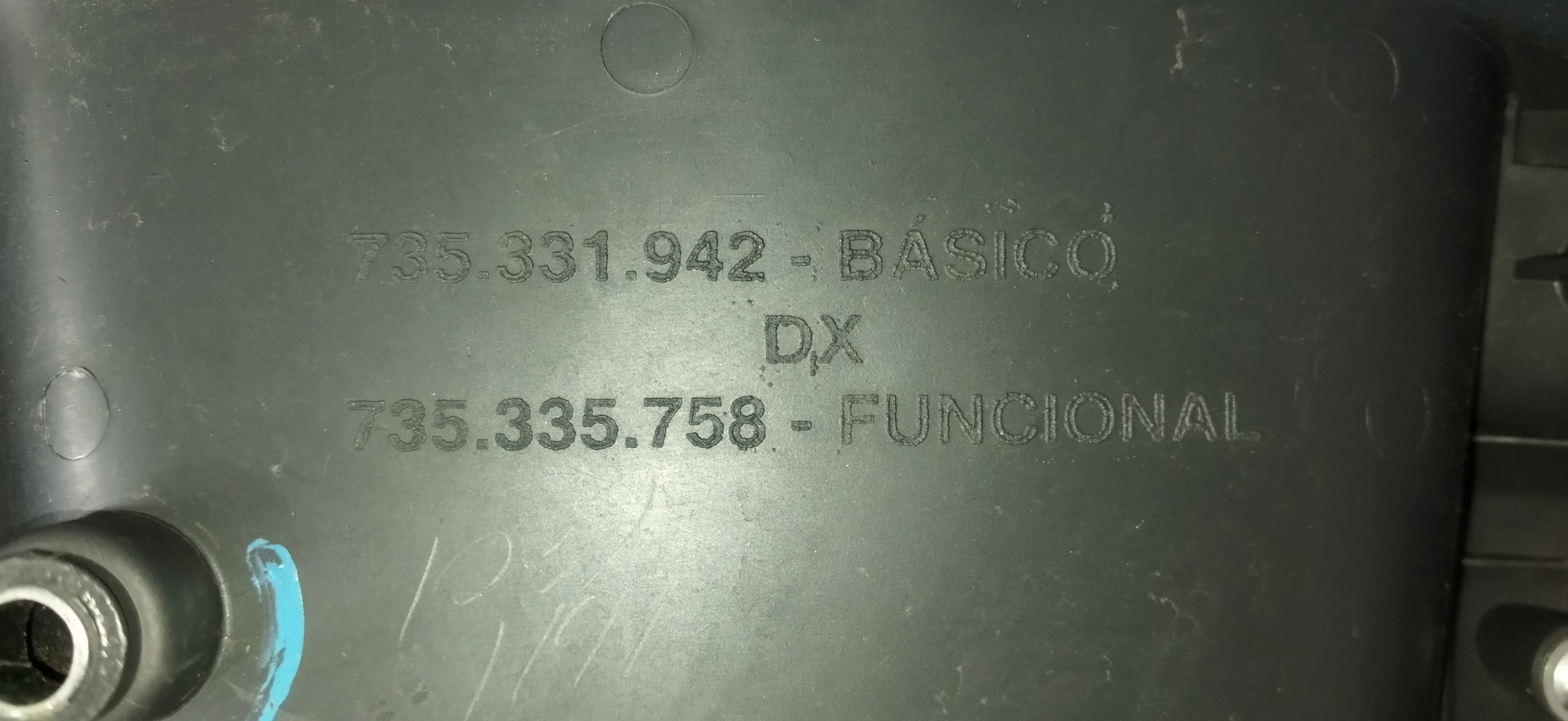 Puxador Porta Dianteiro Direito Fiat Palio  Preto 10