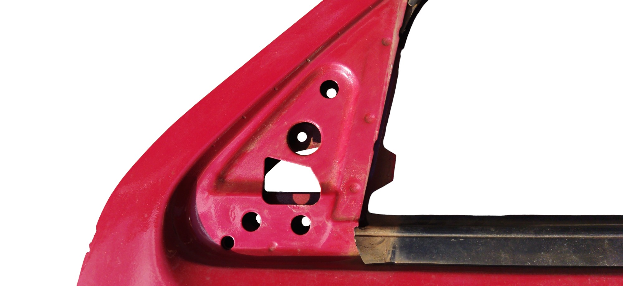 Porta Dianteira Esquerda Ford Fiesta 4 Portas 2002 Dianteira Esquerda Vermelha 9