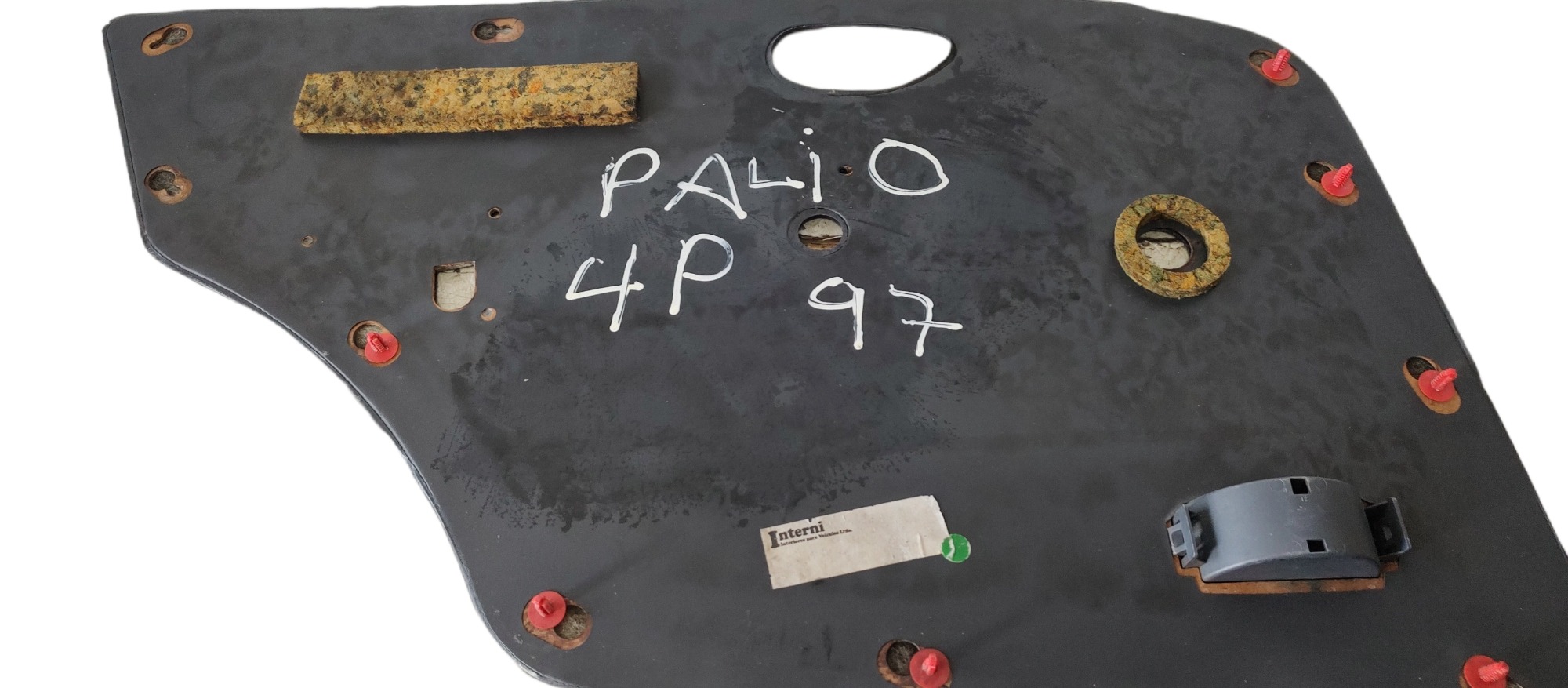 Forro De Porta Traseira Direita Fiat Palio 97  Azul/cinza 3
