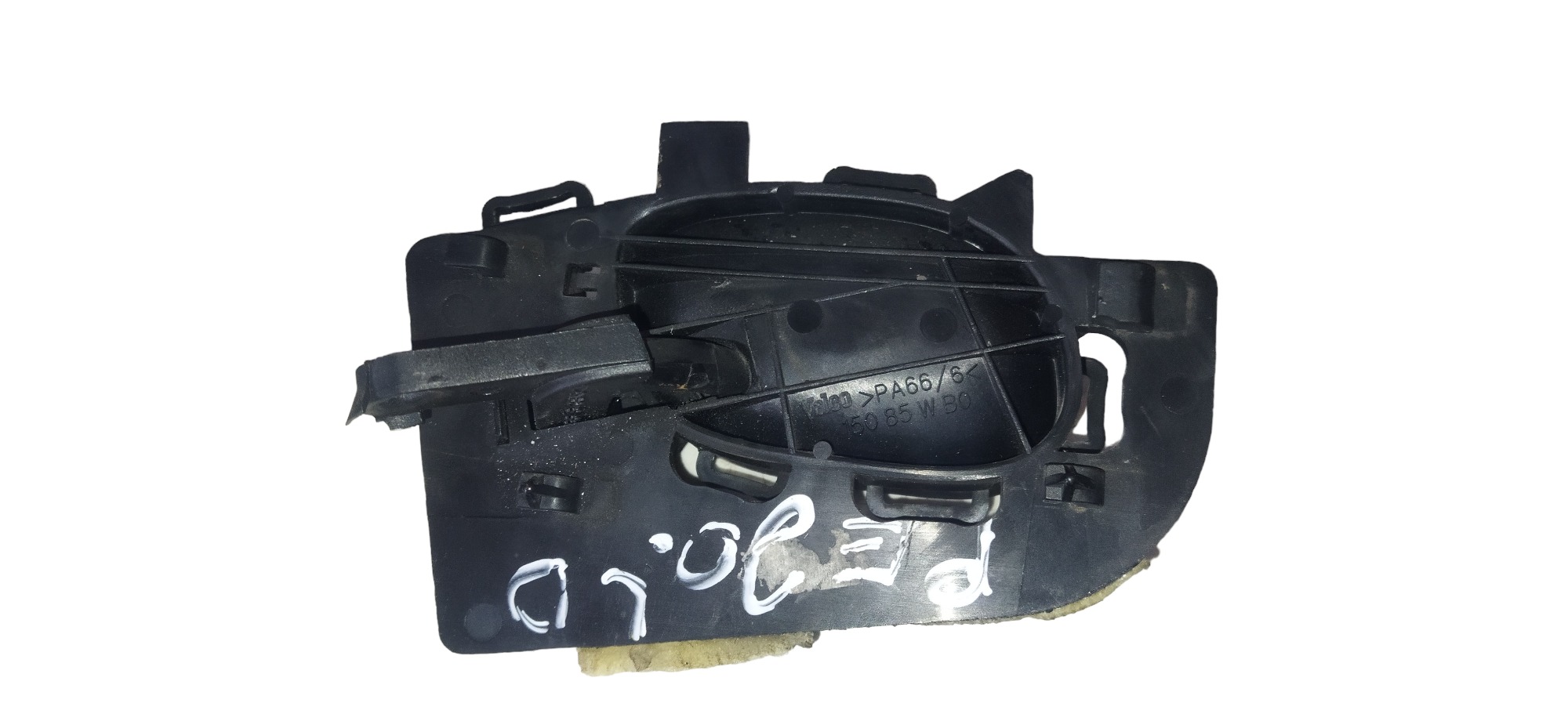Maçaneta Interna L/d Peugeot 206 Preto Dianteira/traseira 3