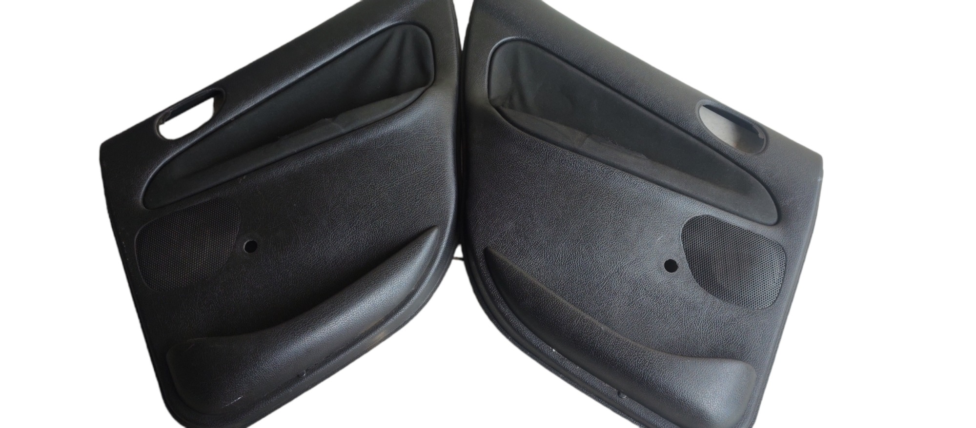 Par Traseira Forro De Porta Peugeot 206 Preto 1