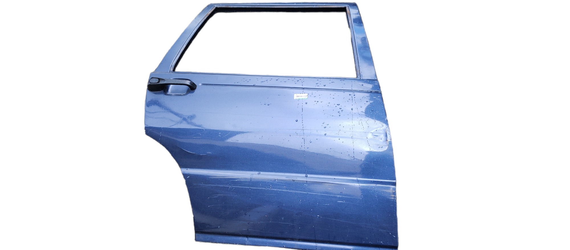 Porta Traseira Direita Fiat Uno Mille 1999 Traseira Direito Azul 1