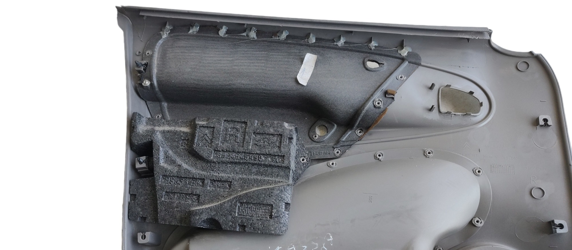 Forro De Porta Dianteira Direita Citroen Picasso Cinza 4