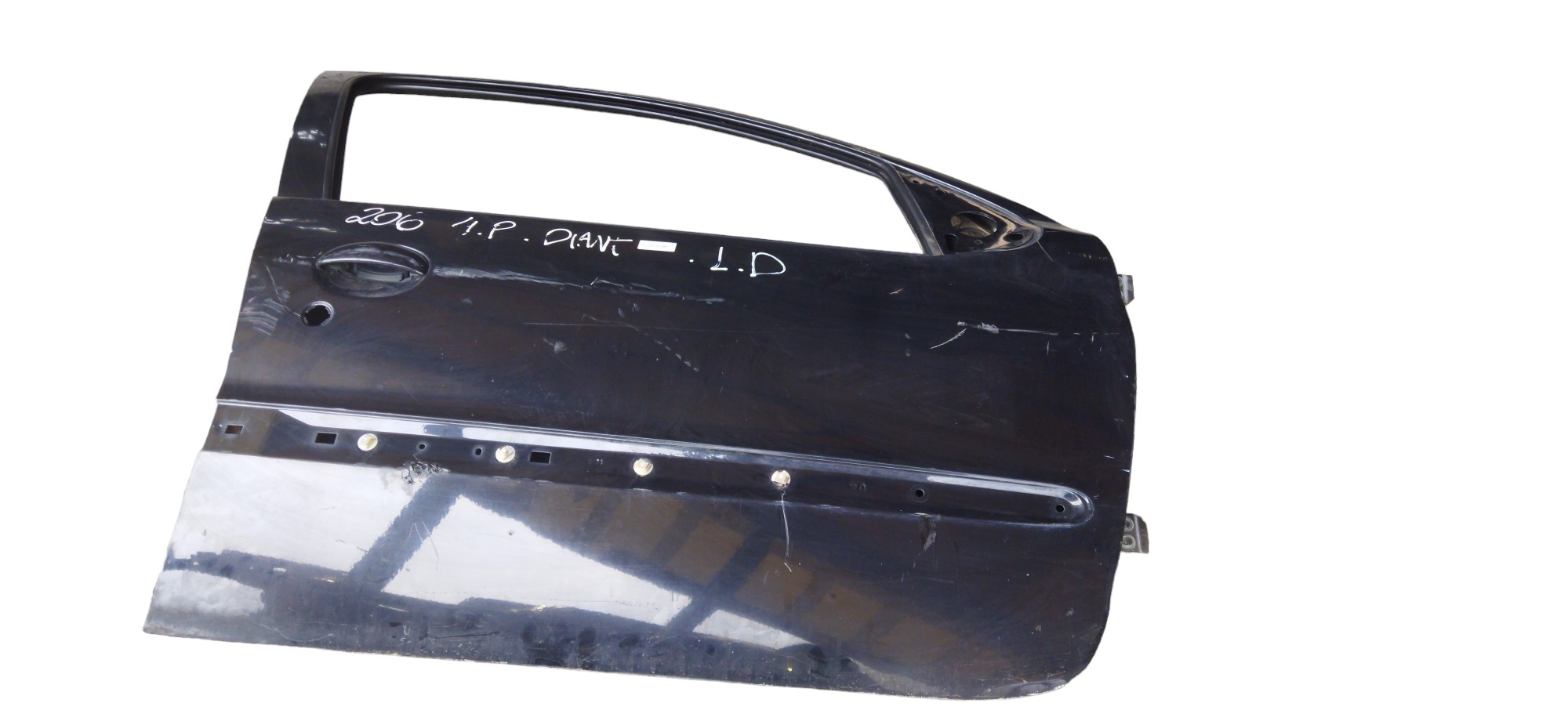 Porta Dianteira Direita Peugeot 206 4 Portas  Dianteira Direita Preto 1