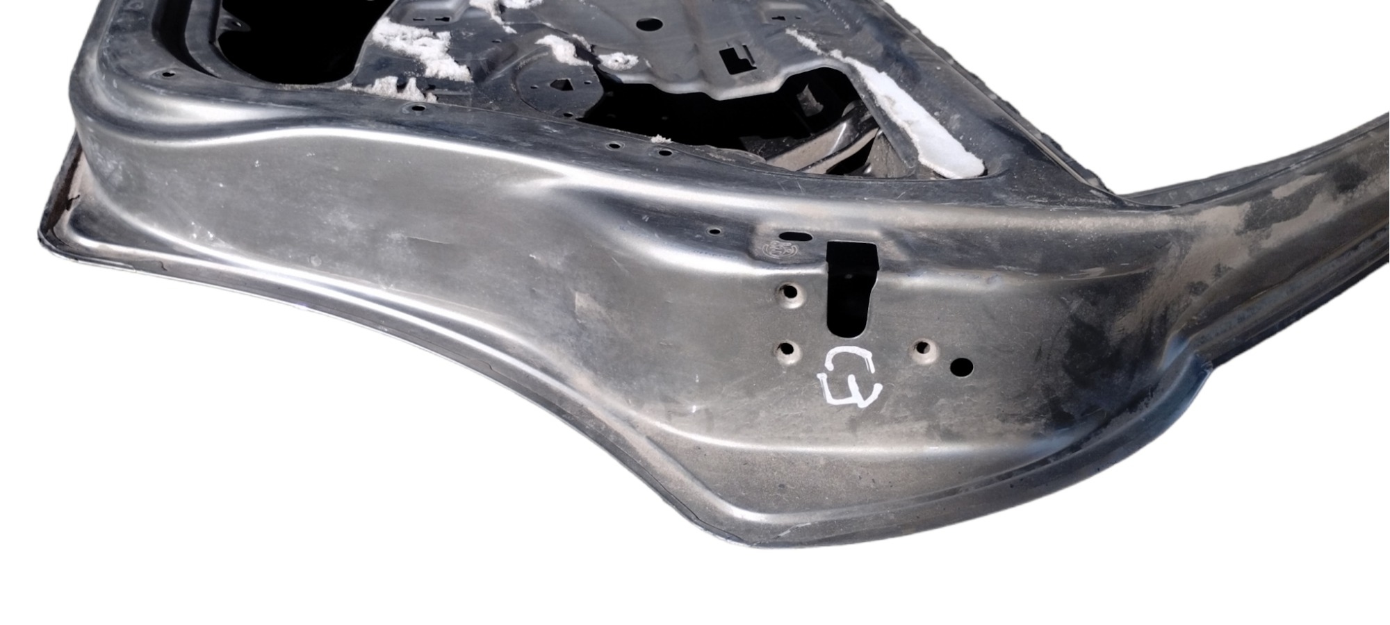 Porta Traseira Direita Citroen C3 2011 Traseira Direita Prata 3