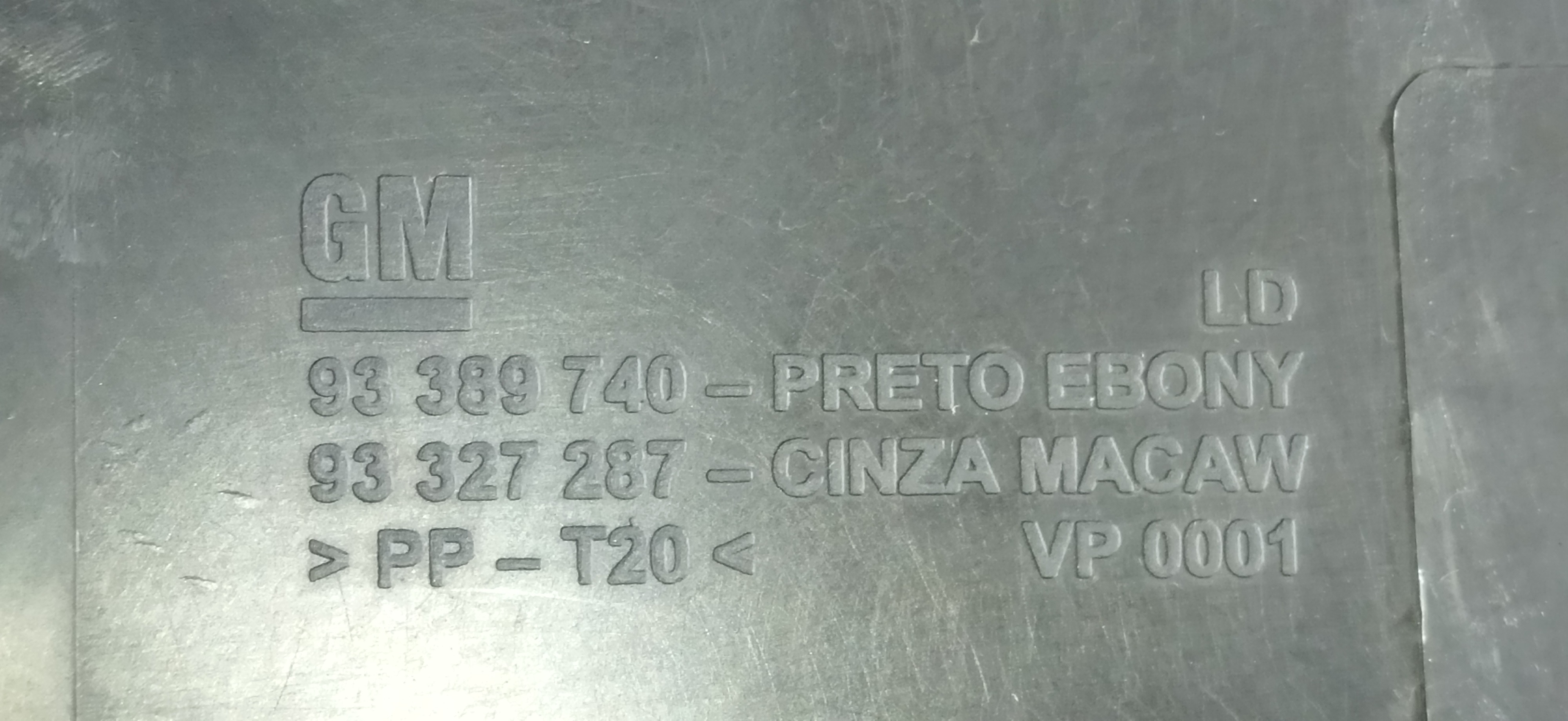 Forro Porta Dianteira Direita Gm Celta 2 Portas  Cinza 7
