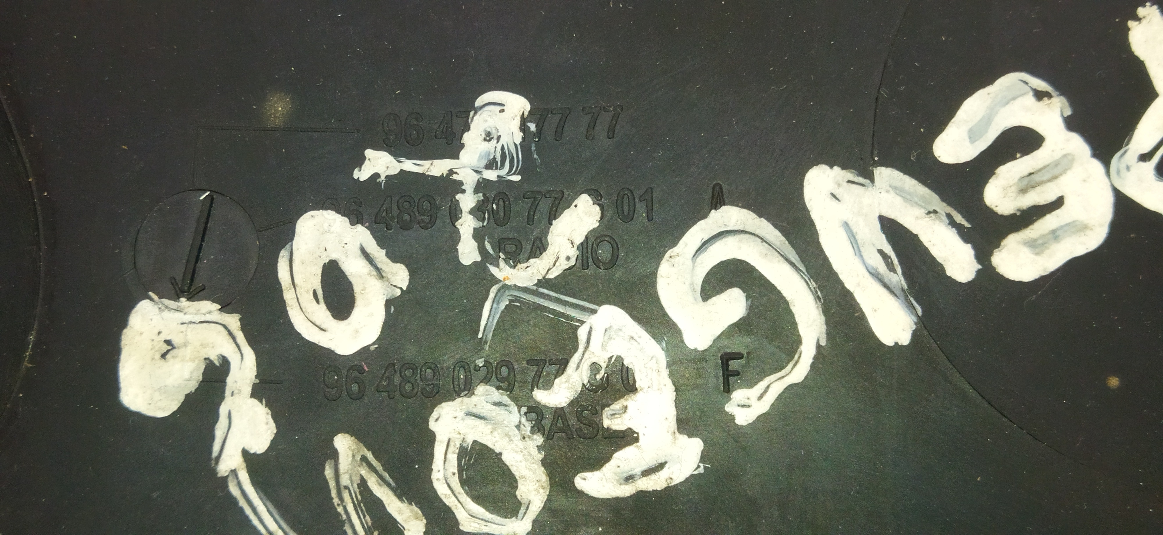 Moldura Chave Seta Peugeot 206 7