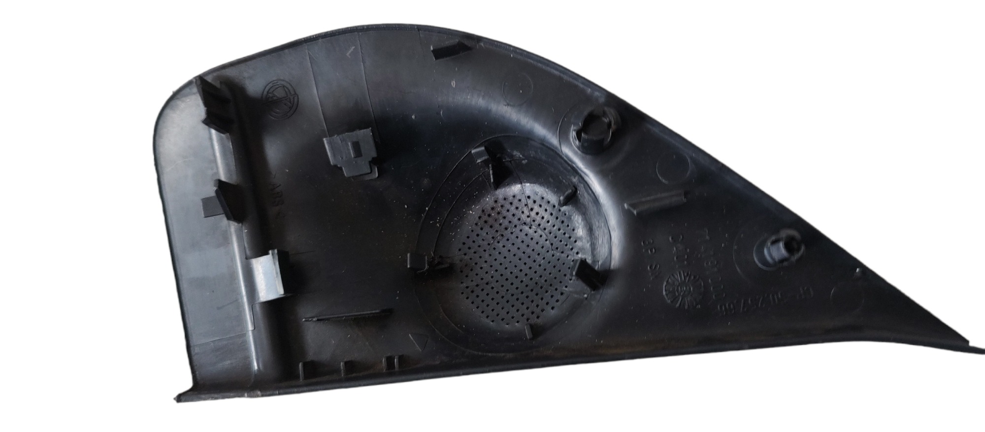 Moldura Interna Retrovisor Esquerdo Fiat Palio 2009 Preto 2