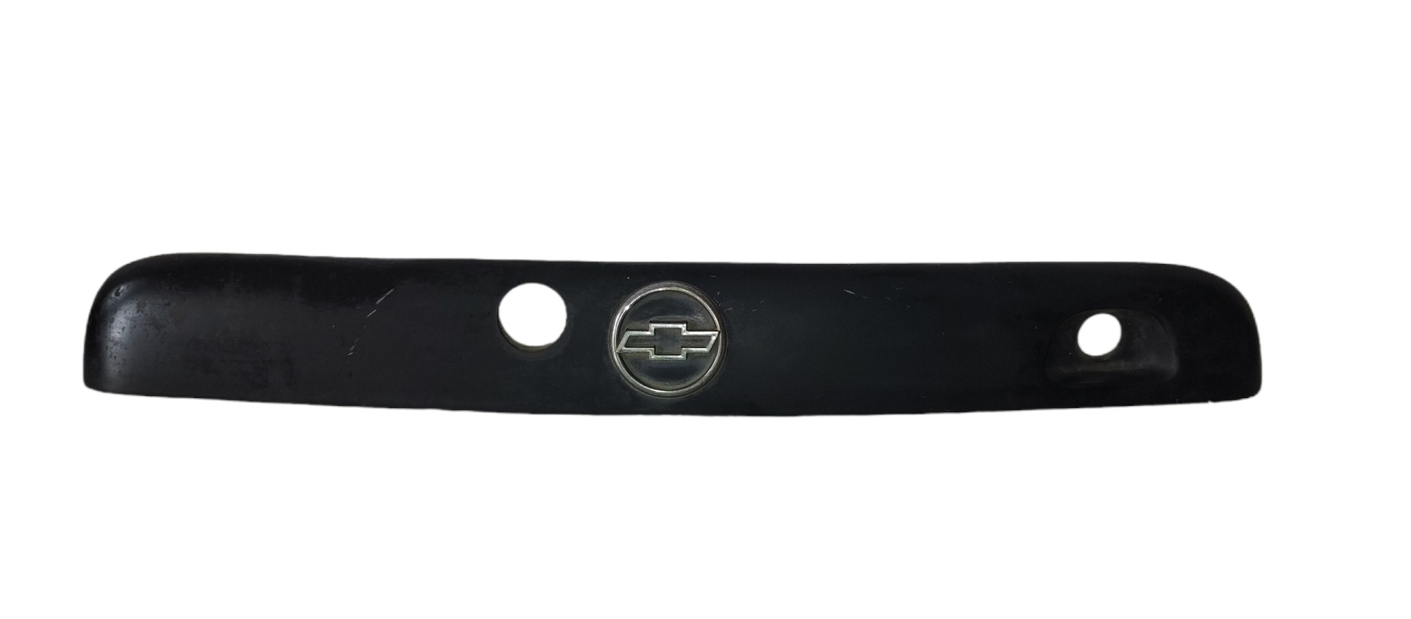 Friso Luz De Placa Gm Corsa Wagon Preto