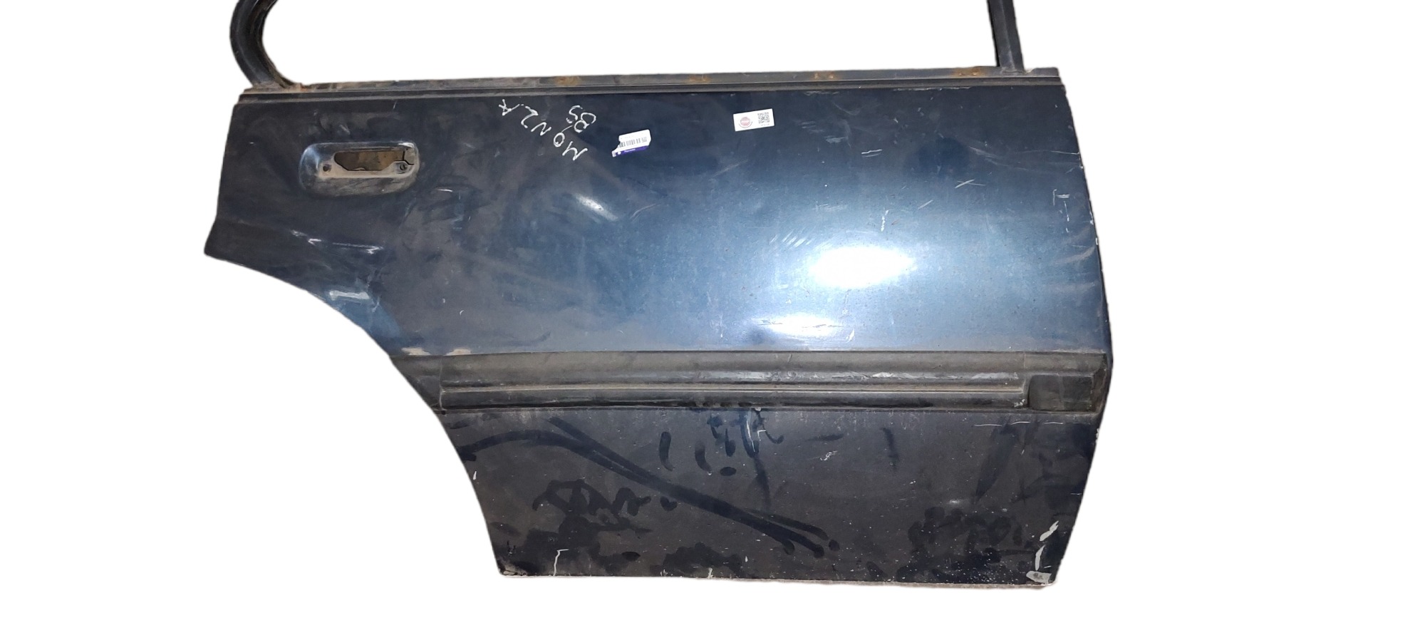 Porta Traseira Direita Gm Monza 86 Traseira Direita Azul 2