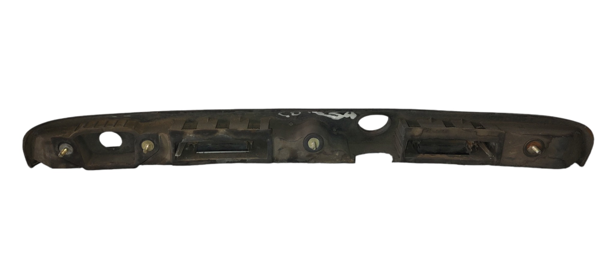 Friso Luz De Placa Gm Corsa Wagon Preto 2
