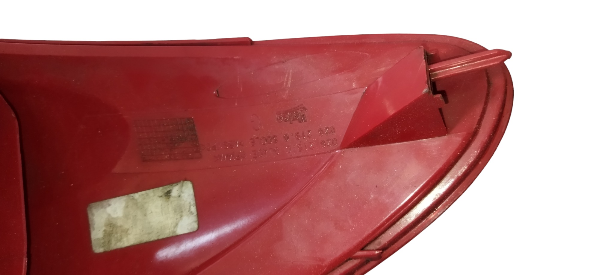 Lanterna Traseira Esquerda Peugeot 206 Esquerdo/motorista Vermelho 6