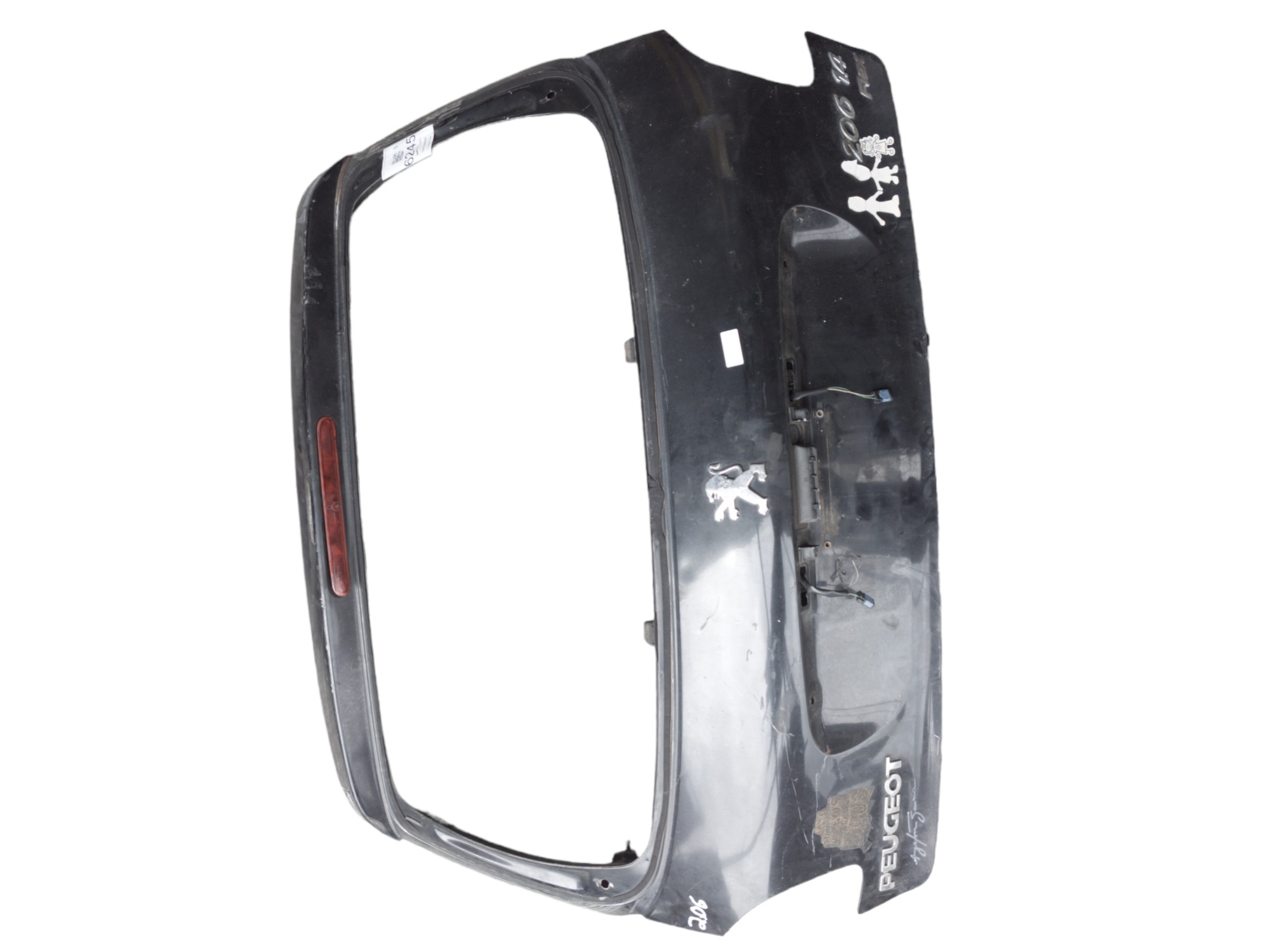 Tampa Traseira Peugeot 206 2008 Preta 1