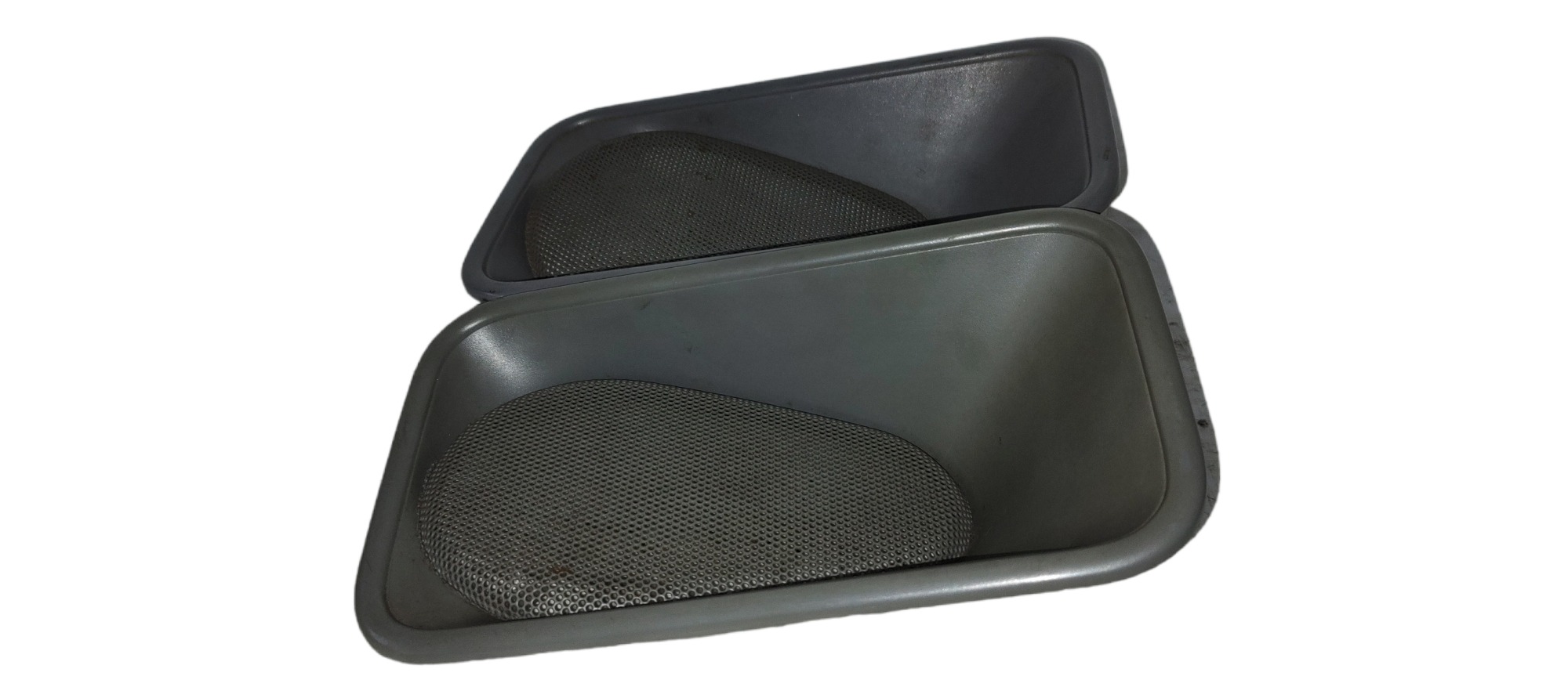 Par Capa Do Alto Falante Ford Escort Zetec Cinza 4