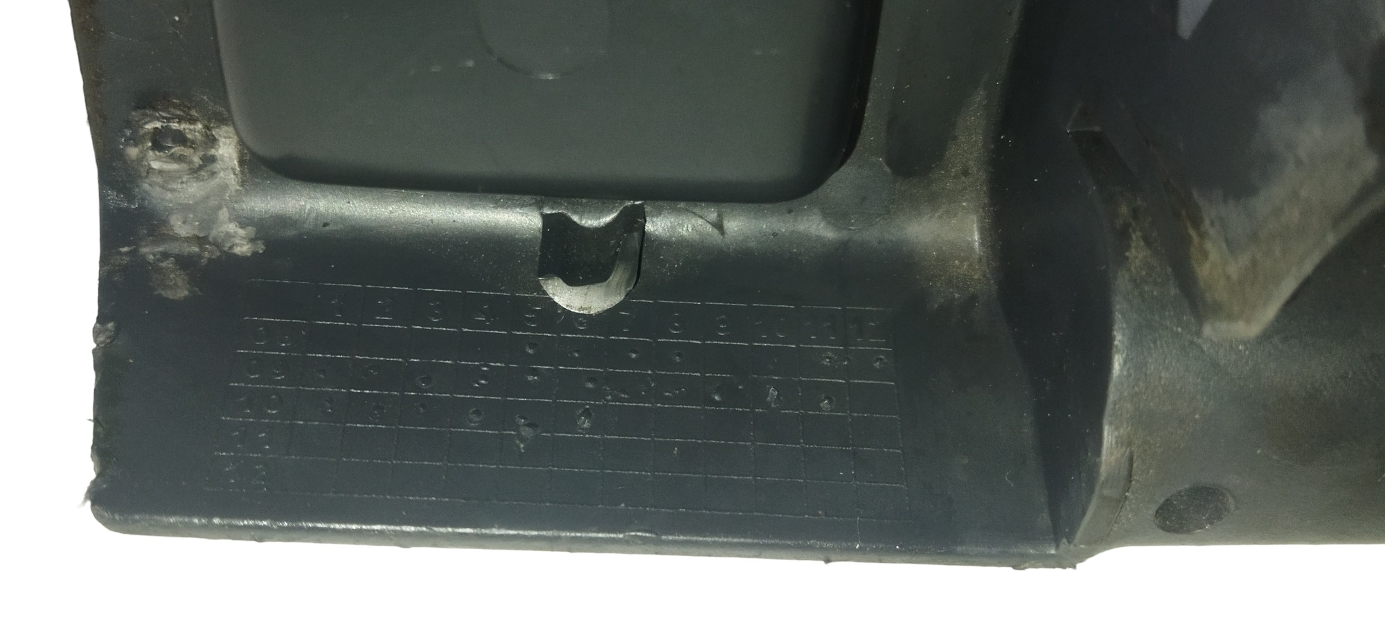 Puxador Interno Traseiro Esquerdo Vw Gol G5  Cinza 6