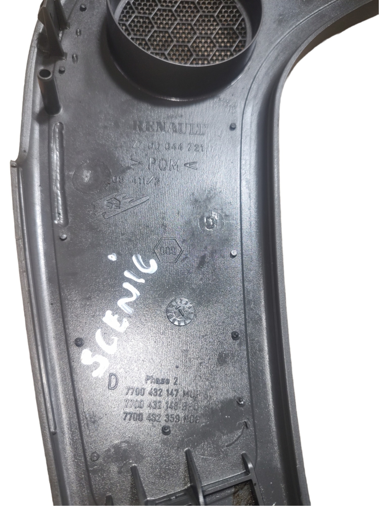 Tela Alto Falante Do Painel Renault Scenic Lado Direito  Preto 3