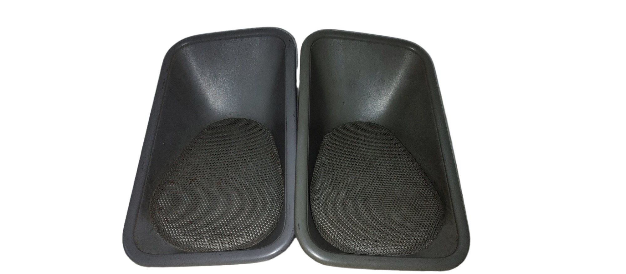 Par Capa Do Alto Falante Ford Escort Zetec Cinza 3