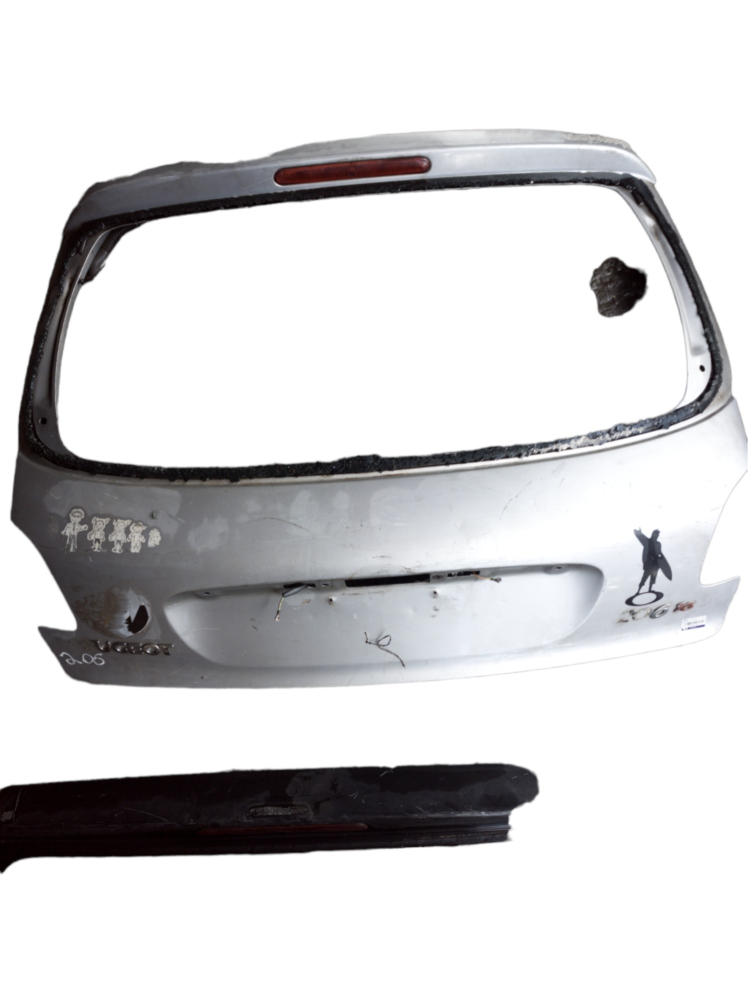Tampa Traseira Peugeot 206 2001 2