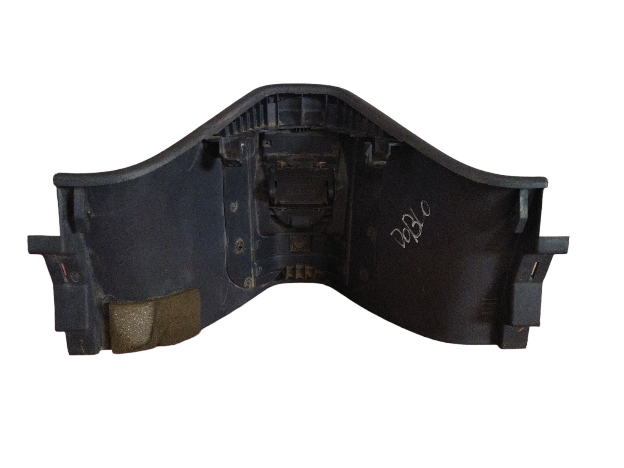 Moldura Console Central Fiat Doblo 2003/2004 Preto 3