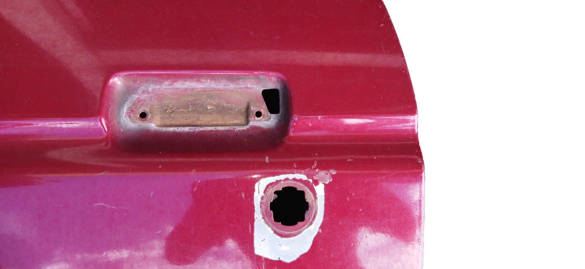 Porta Dianteira Esquerda Ford Escort Gl 1994 C/marcas  Dianteira Esquerda Vermelho 8