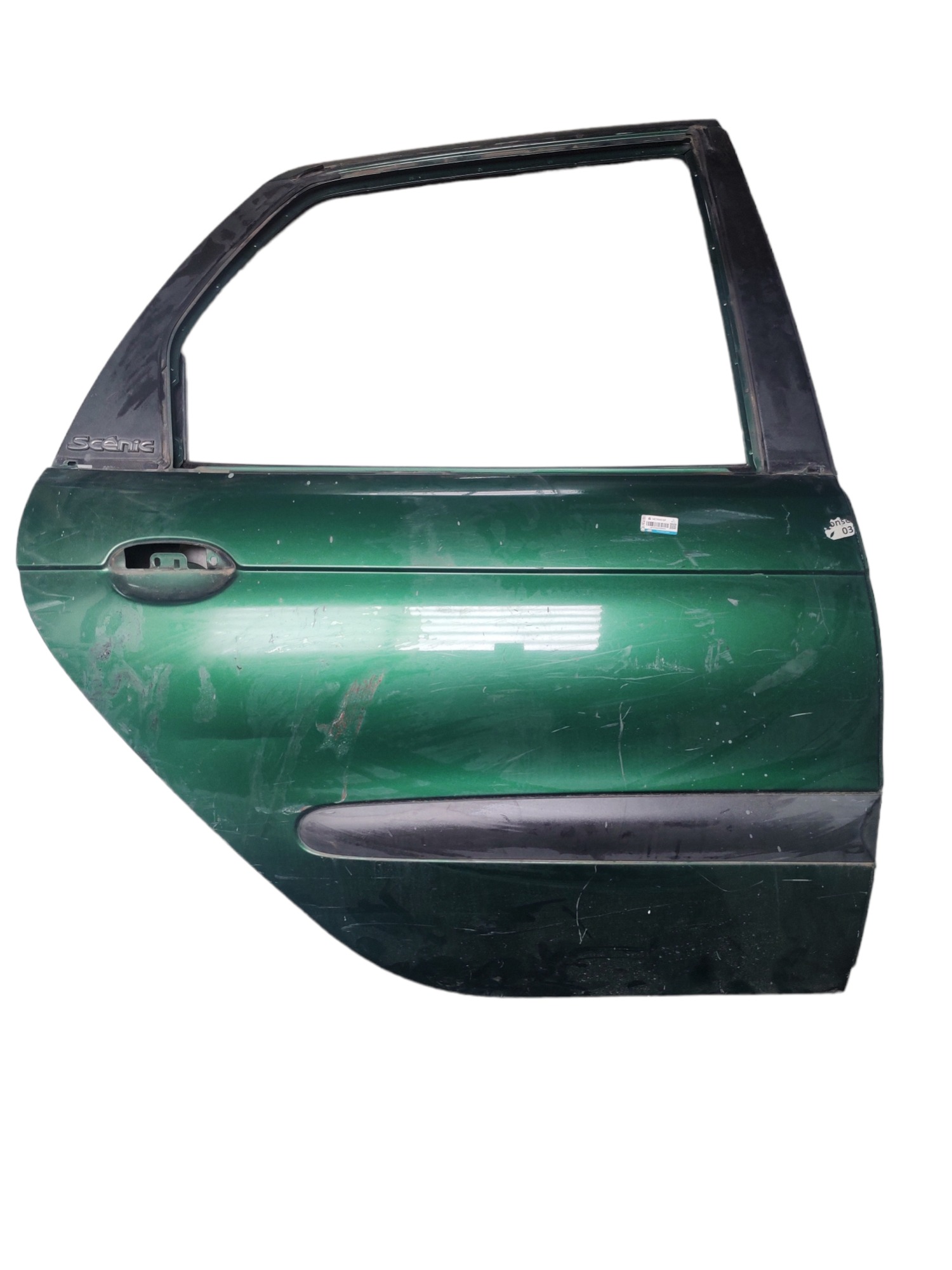 Porta Traseira Direita Renault Scenic 2000 Traseira Verde 1