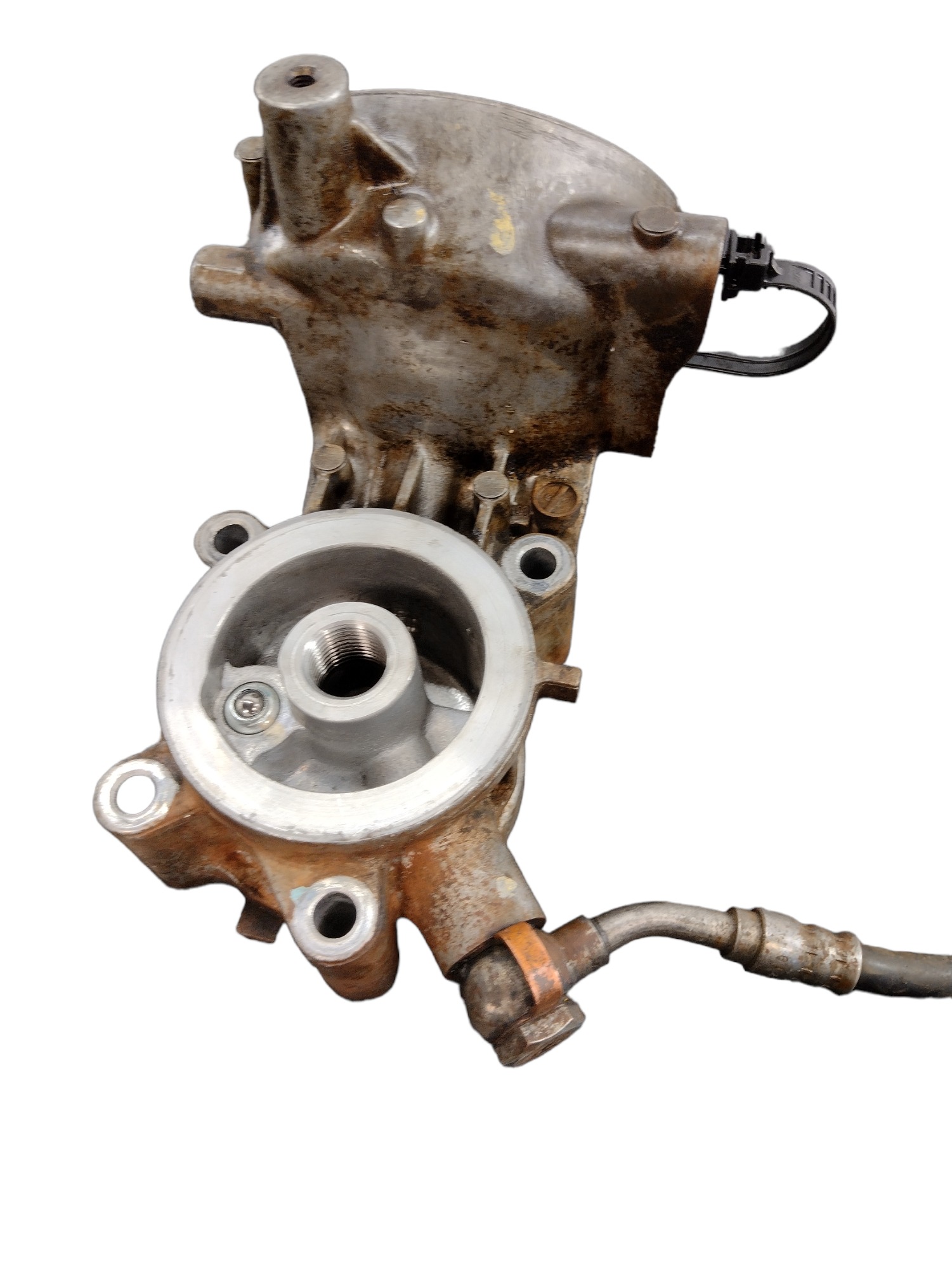 Suporte Filtro De Oleo Nissan Frontier 2.5 2010 Prata 5