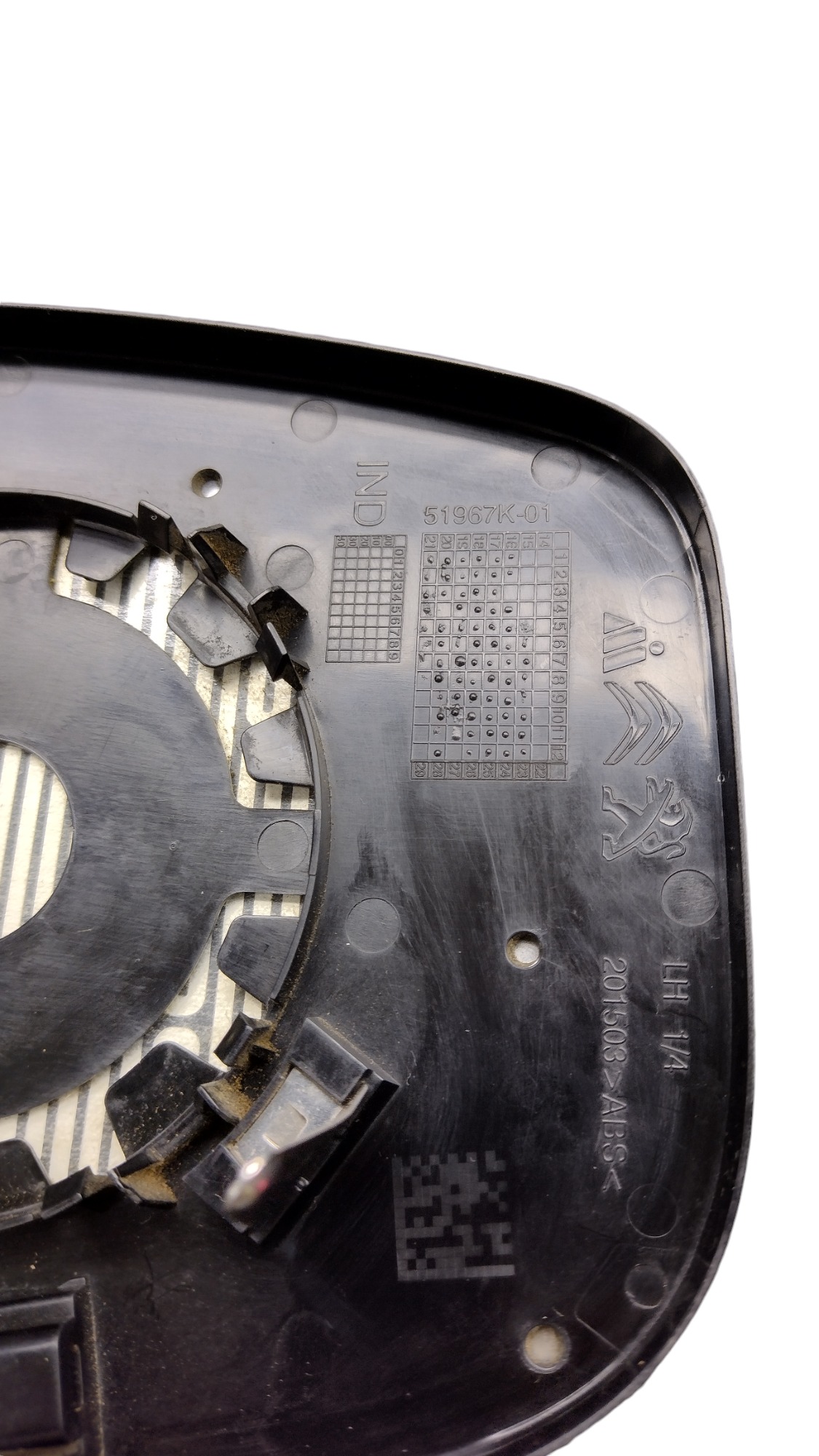 Lente Retrovisor L.e Peugeot Expert 2022 Com Detalhe 4